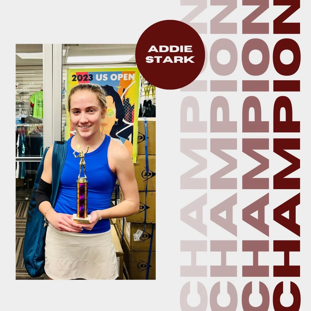 Congratulations to our Elite Player Addie Stark! 🎉
Addie captured her first tournament title at the U14 Level 7 in Staten Island Tennis Center.
We&rsquo;re proud of her progress &mdash; and grateful to our coaching team for their dedication and hard