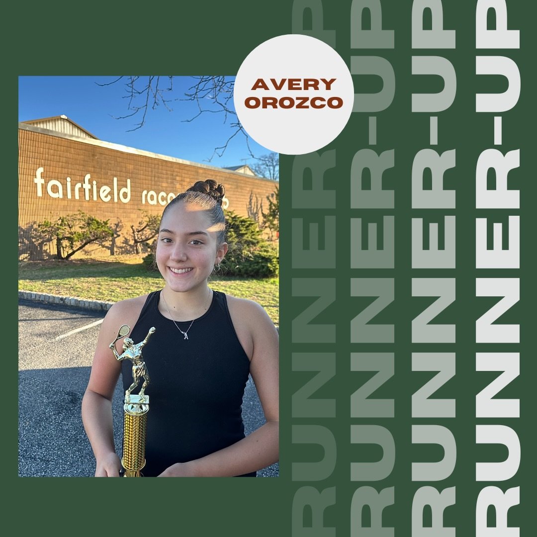 Our Elite Academy player Avery Orozco !

Finalist at the Elite Tennis Girls 18s Tournament in Fairfield, NJ this weekend &mdash; competing up at just 13 years old. A strong performance against older competition and an important step in her growth as 