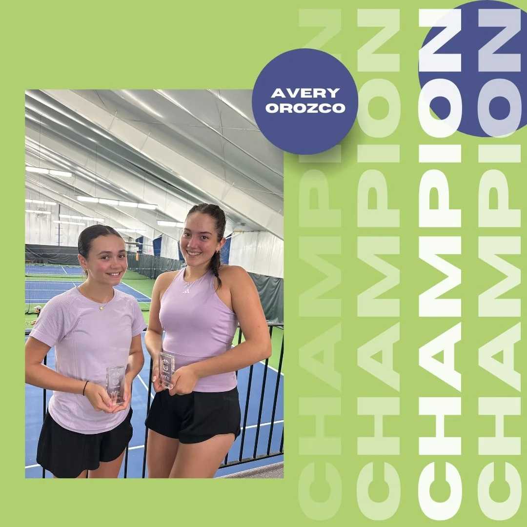 A great result for our Elite Academy🤩
Avery Orozco captures the Girls&rsquo; 14s Level 5 Doubles title. Congratulations on a strong performance and excellent teamwork throughout the event!