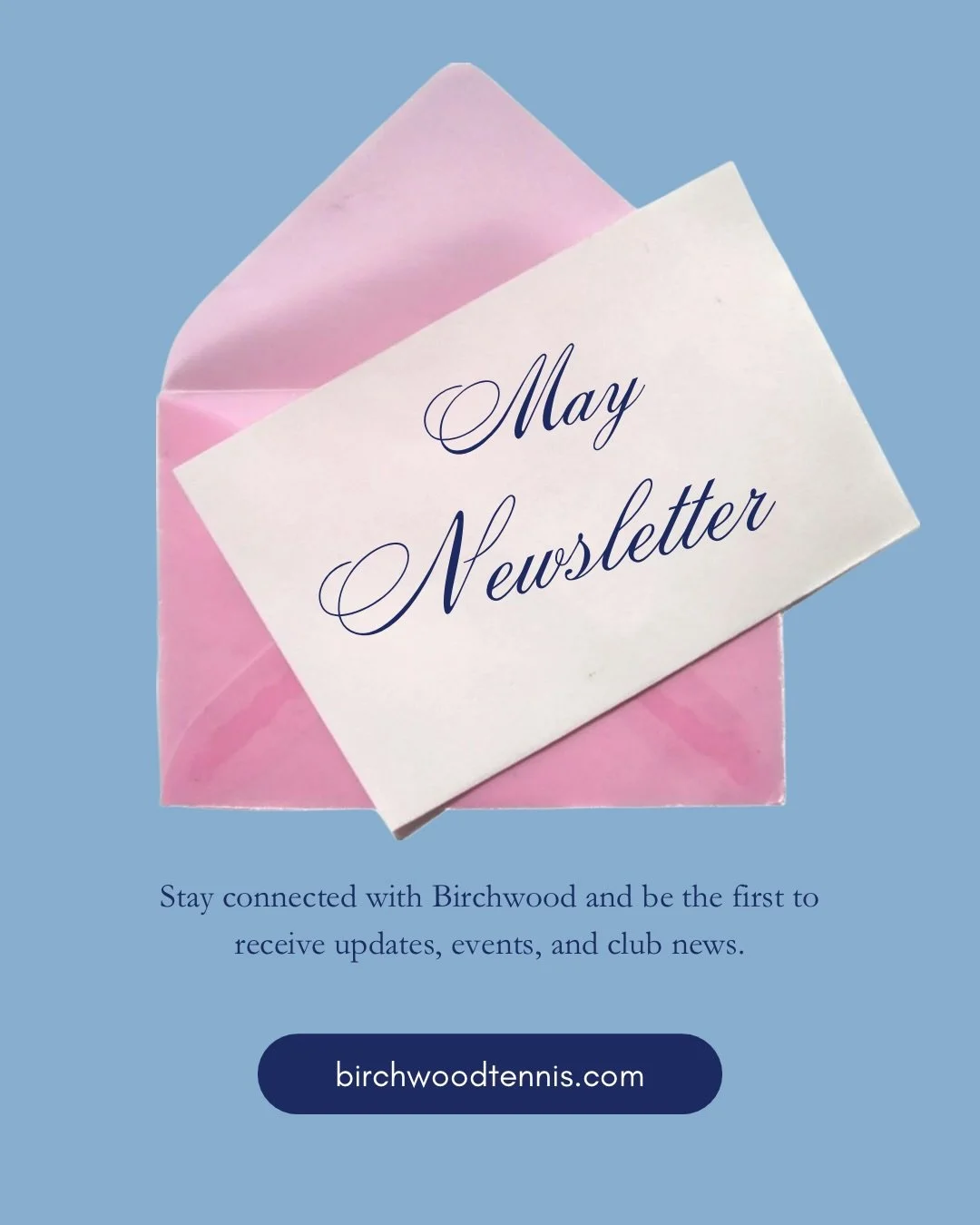 Our May Newsletter is here.
Stay updated on upcoming events, programs, and everything happening at Birchwood this month.
Visit our website for full details. birchwoodtennis.com 💥