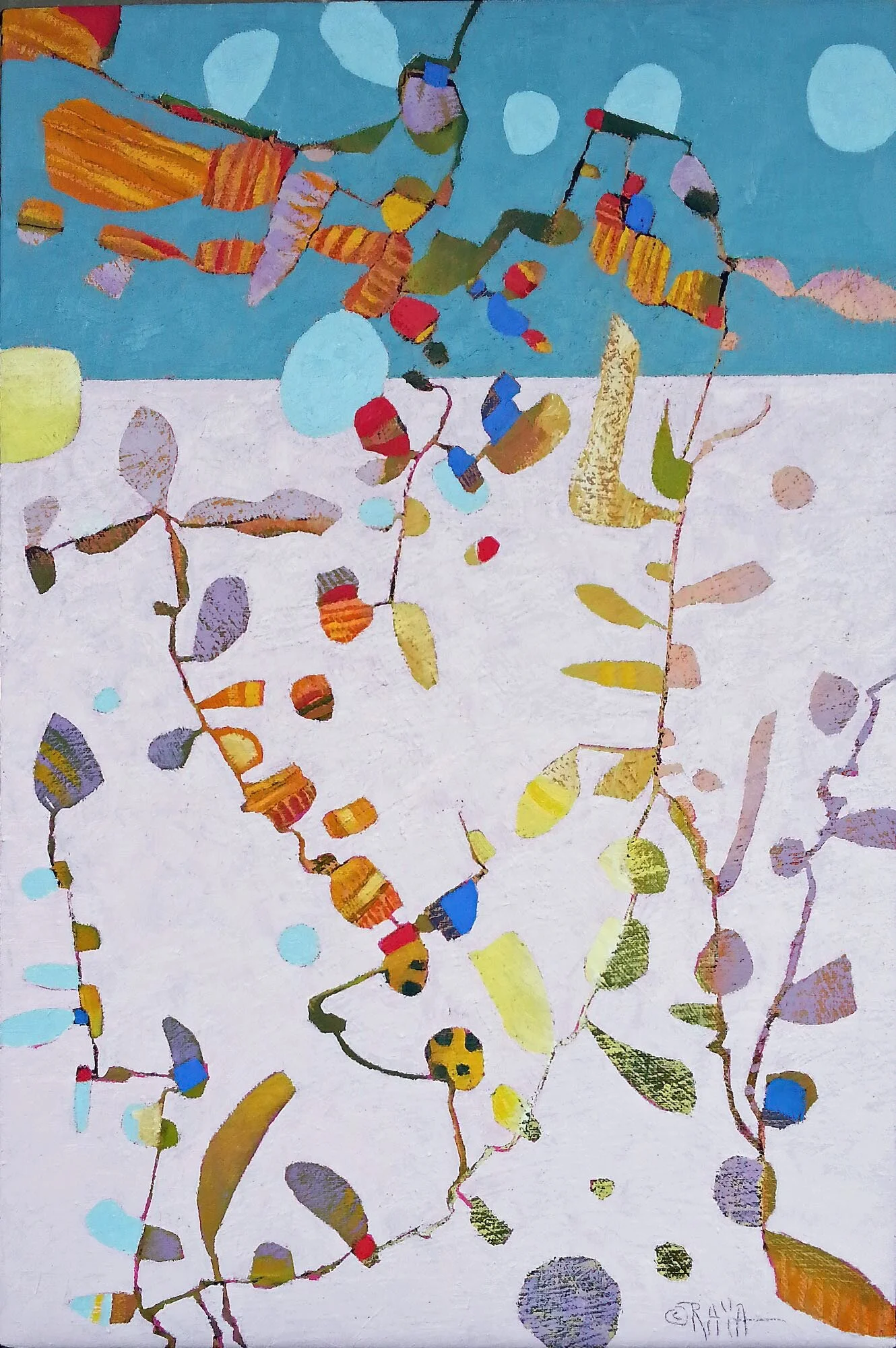 #28
Descent into the Biotic, Flowers. 48x36 Oil canvas.jpg
I might sell limited editions. 48 x 36 canvas in oil, Painting over another "problem" attempt of something I can't even visualize now. I did have a great deal of fun with the shapes and color