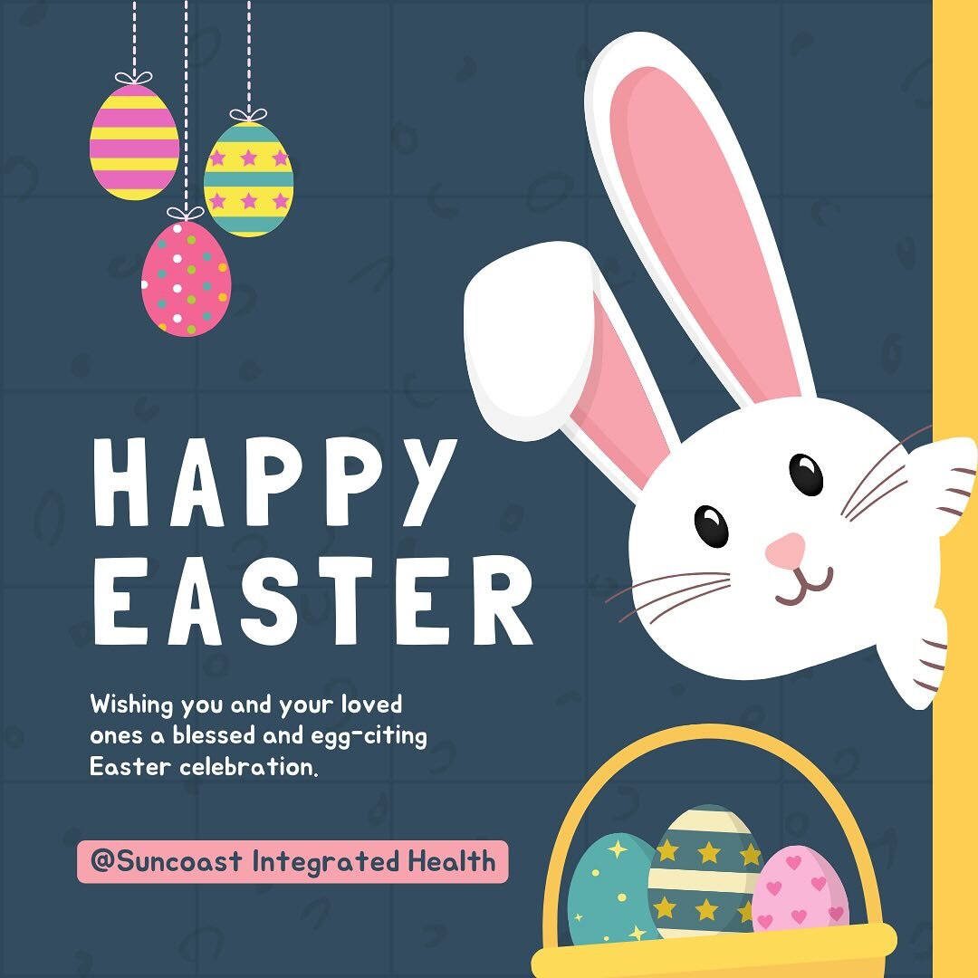 From our family to yours, we are wishing you a Hoppy Easter long weekend.🐣

There will be no reception on Monday, if you have an appointment and need to cancel we suggest emailing your practitioner directly. All messages will be returned on Tuesday.