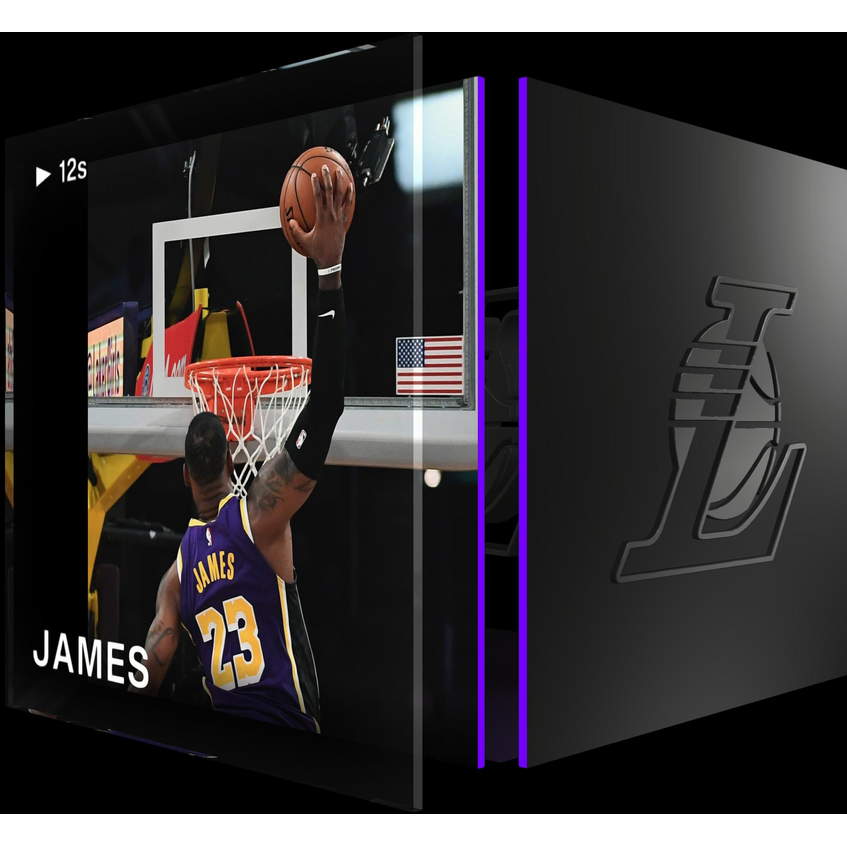 #7 -- $110,023 | Lebron James | Base Set | Dunk | Serial #8