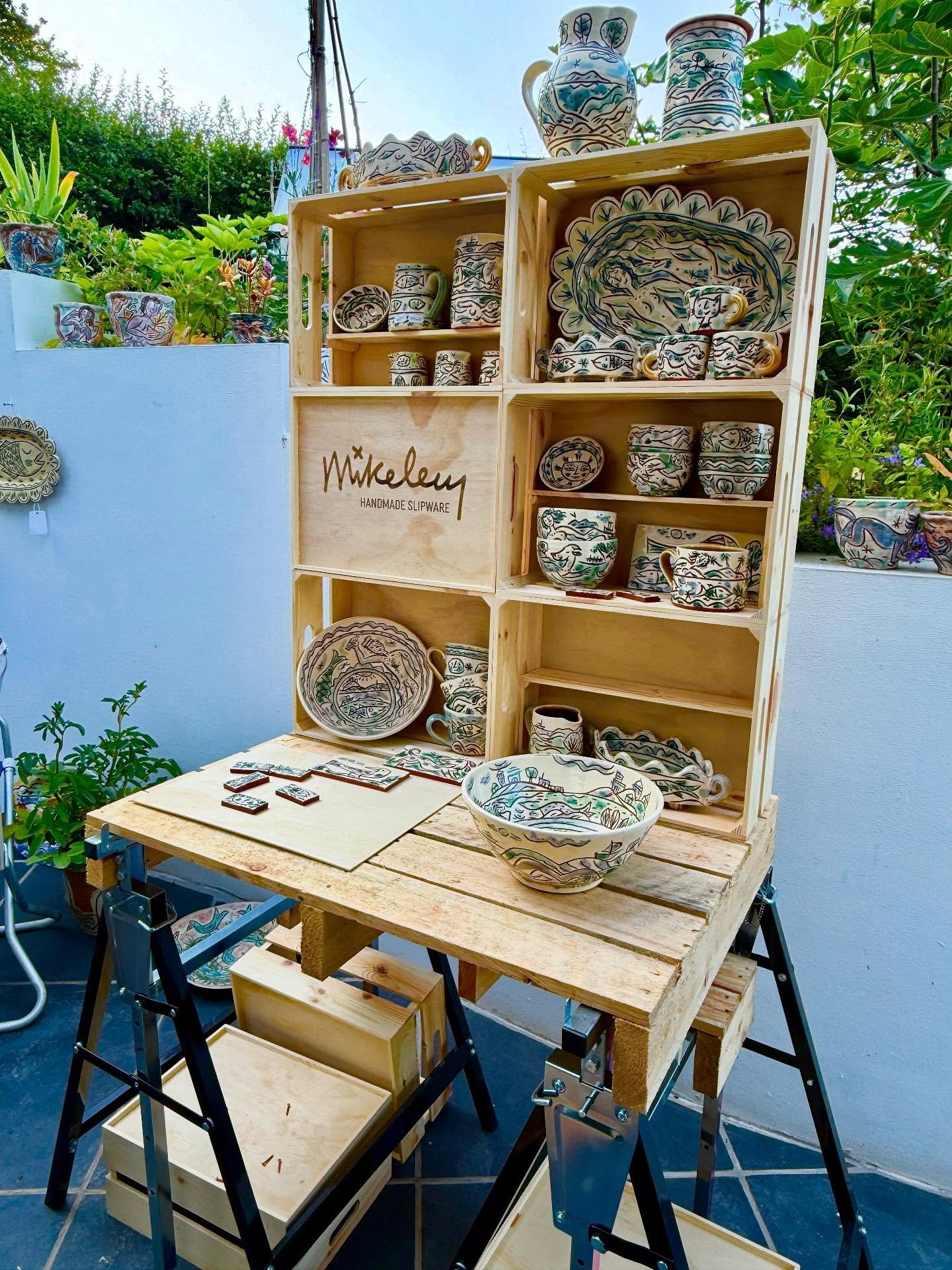 Built myself a stall for the Makers Fair at @gardenhousebrighton on Saturday afternoon (2-5) in aid of @martletshospice.
Such a lovely garden, only a fiver to get in - you&rsquo;ll be glad you came 😙