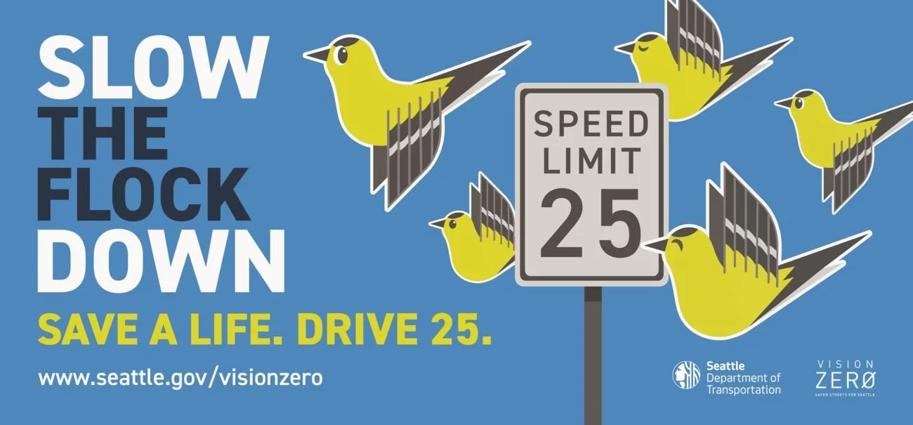 Slow the flock down advertisement