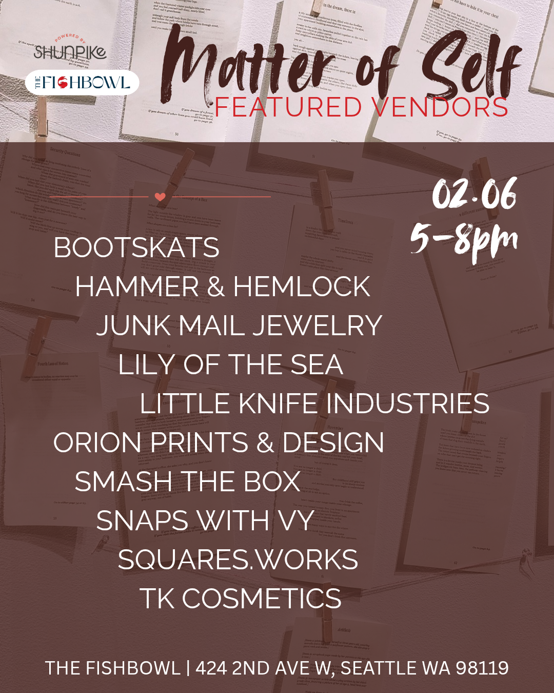 Matter of Self @ The Fishbowl - 2026