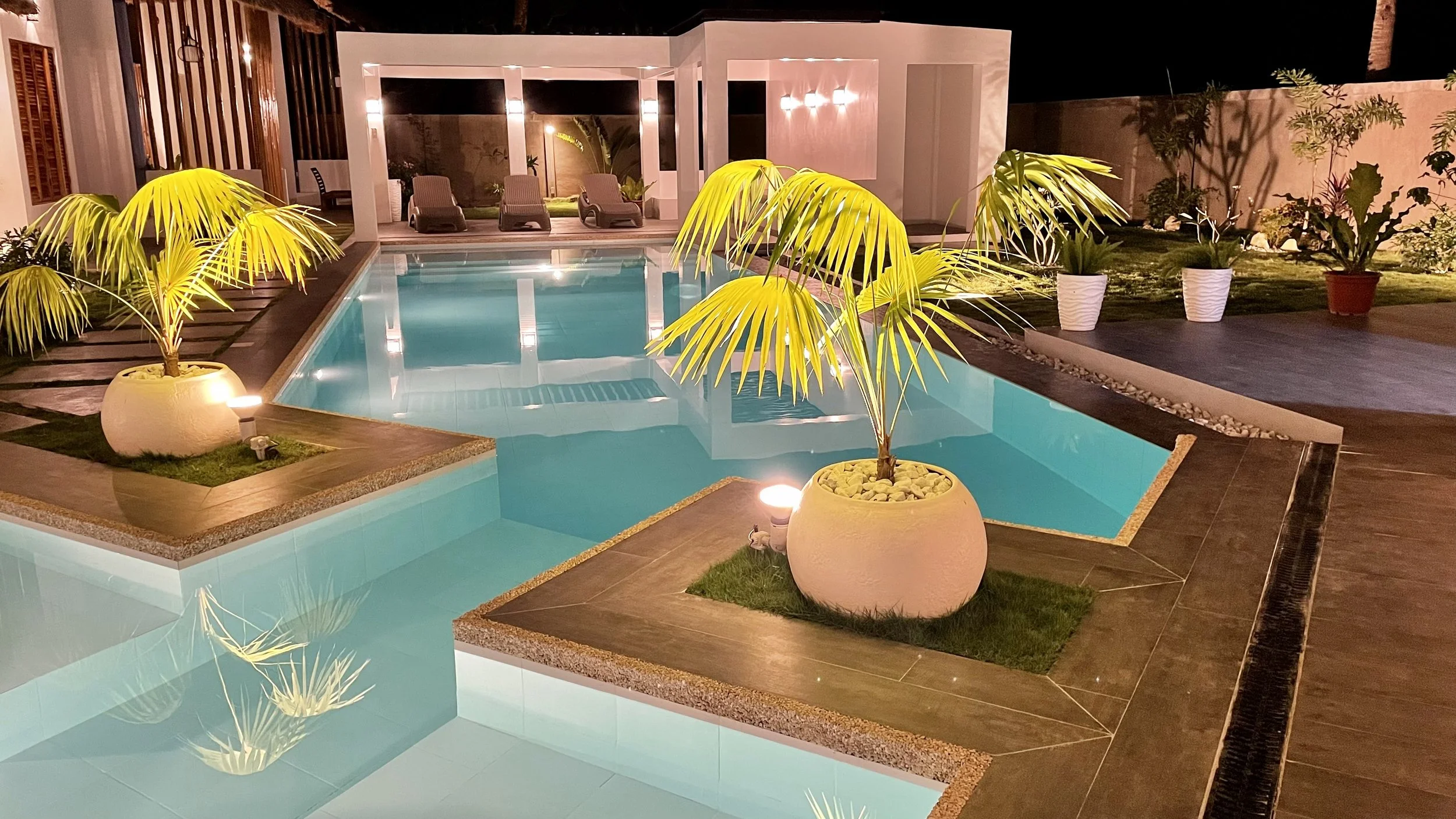 Night View of Pool with 2 Anahaw.jpeg