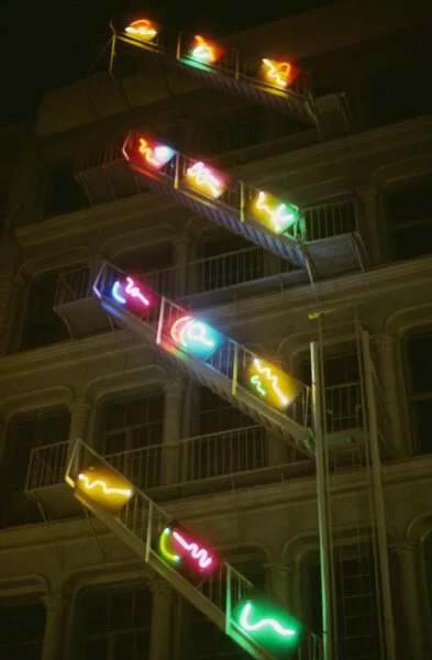 "Graffiti on Greene Street" | Neon, Argon Mercury | Heller Gallery Series #3, NYC