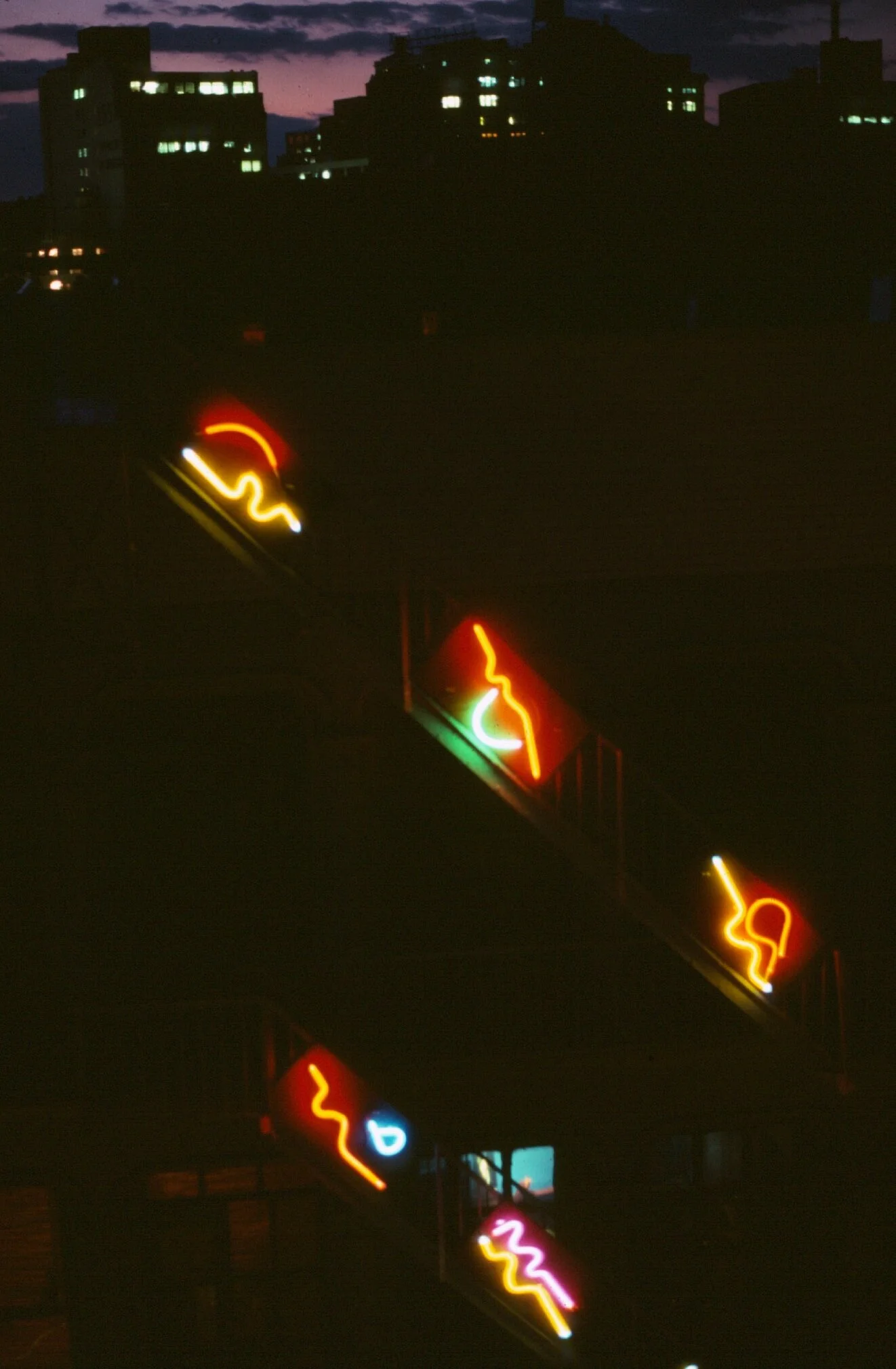 "Graffiti on Greene Street" | Neon, Argon Mercury | Heller Gallery Series #3, NYC