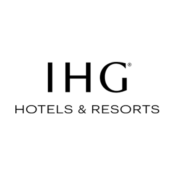 IHG Hotels & Resorts logo on a white background