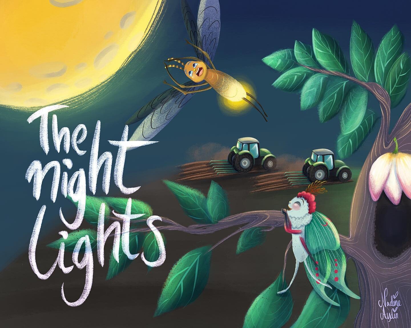 The night lights.
A story about a firefly and a moth trying to find the way back home but the human wold is confusing their senses to get home safely.
🦋 
🪲 
🌝 
🍃 
Swipe through to check my illustrations for this story written by Zoe Tucker.
#make