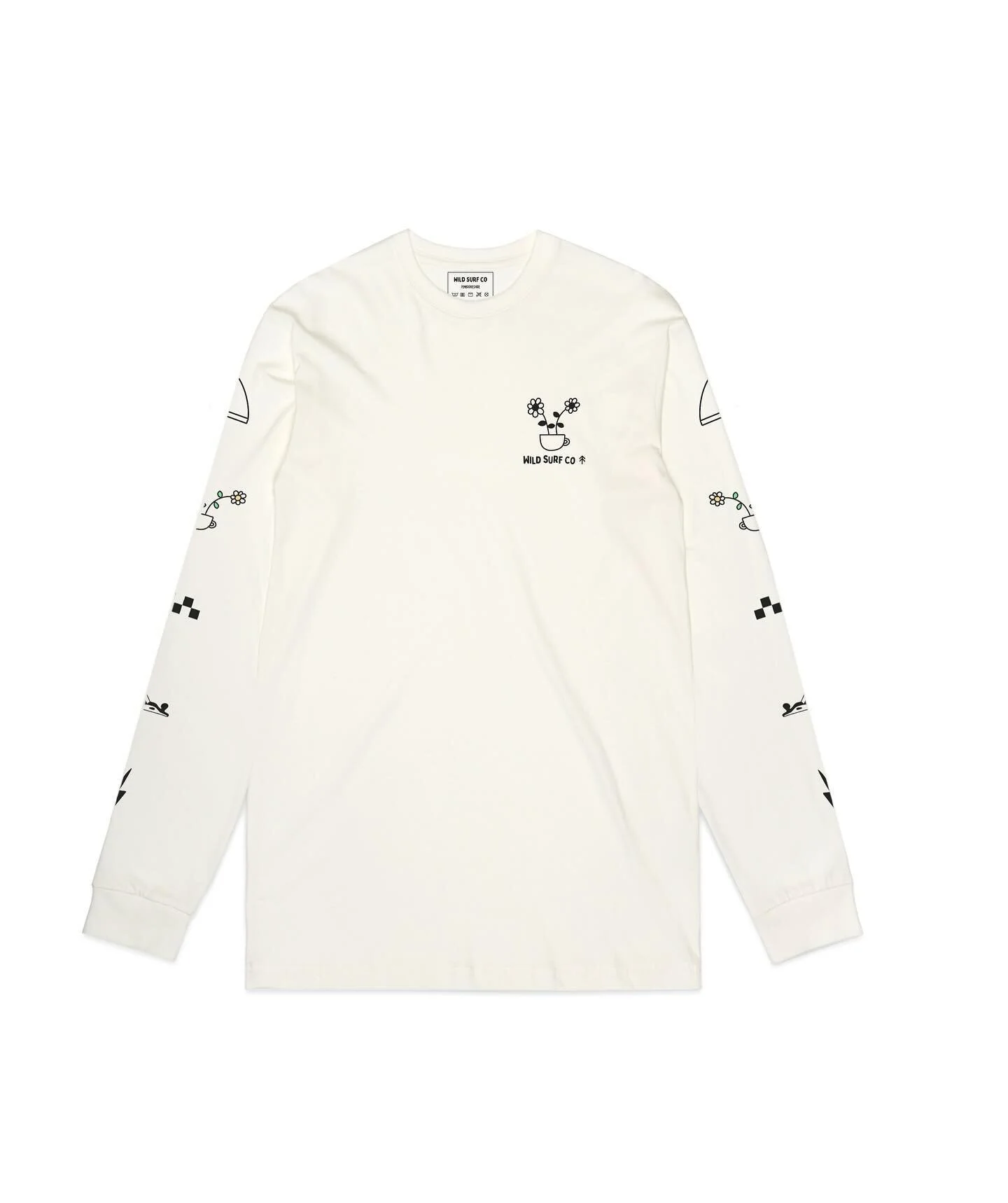 From design, to mock up, to the real thing.  It was a blast opening the online shop doors @wildsurfco and then printing these on some super soft, organic cotton.  Dreamy.  #printing #heatpress #designstudio #illustrator #design #clothingbrand #clothi