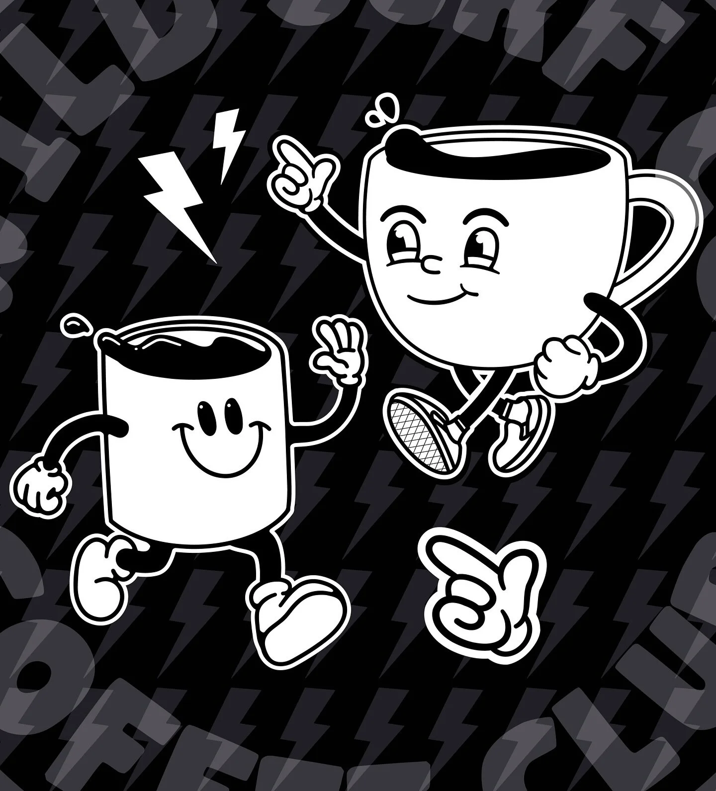 Energise your brand with a cheeky coffee mascot design. Your brand&rsquo;s new best friend and number one fan.  #thewilddesignclub

#brandmascot #coffeelovers #illustratordesign #graphicdesign #creativebranding #mascotcharacter #designinspiration #wi