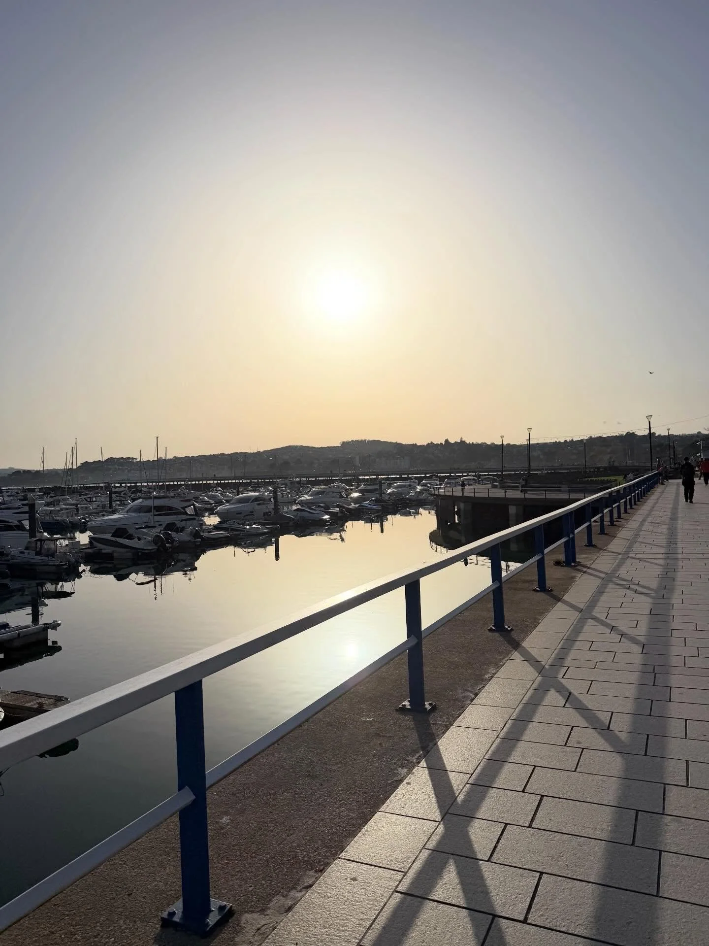 After a day at work we get to walk along Torquay seafront and harbour!! We live in a beautiful part of Uk.
