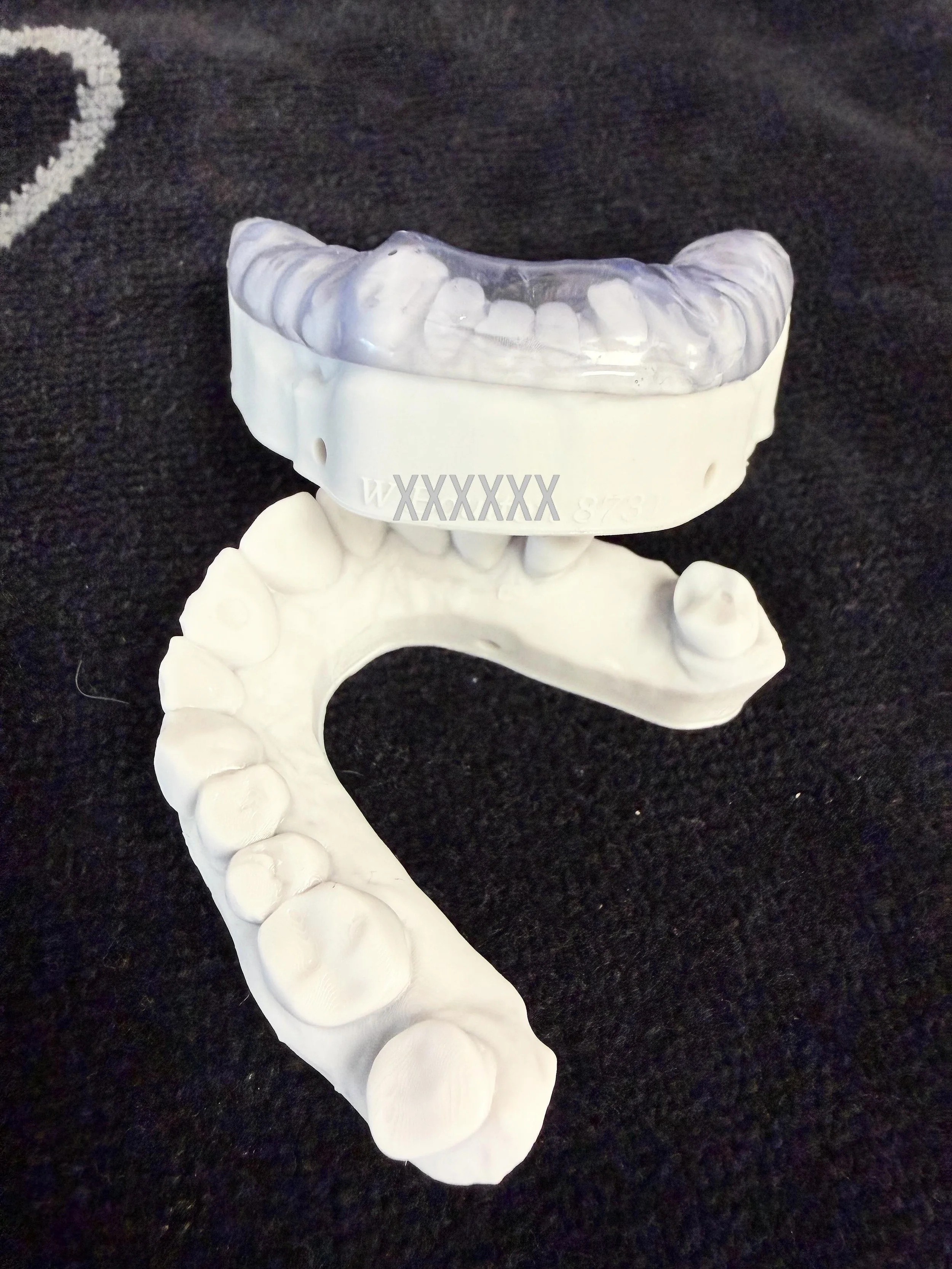 We have a dedicated 3d printer that prints stents and splints. They are 3d printed for accuracy. #keyprint #michigansplint #dentalstents #digitaldentistry #bayviewdentalceramics