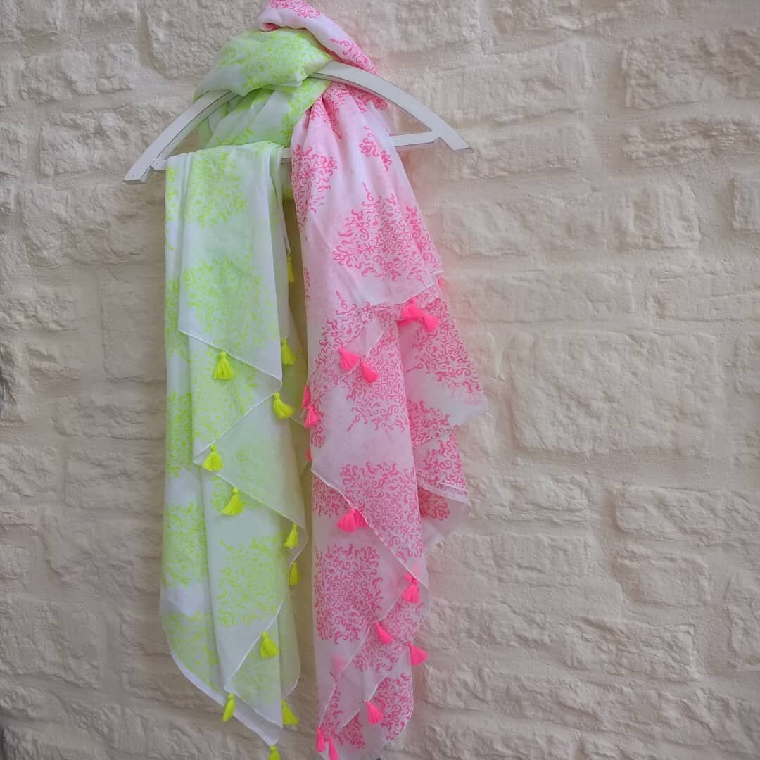 Neon brights for the beach...#shoplocal #Cotswolds #cirencester