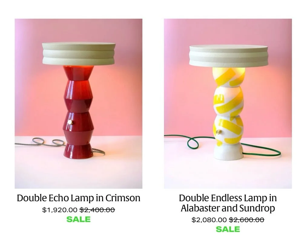 Look at the beautiful lamps on beautiful sale☺️. 

The sale lasts for one more week! Check my link in bio or link in my story.
