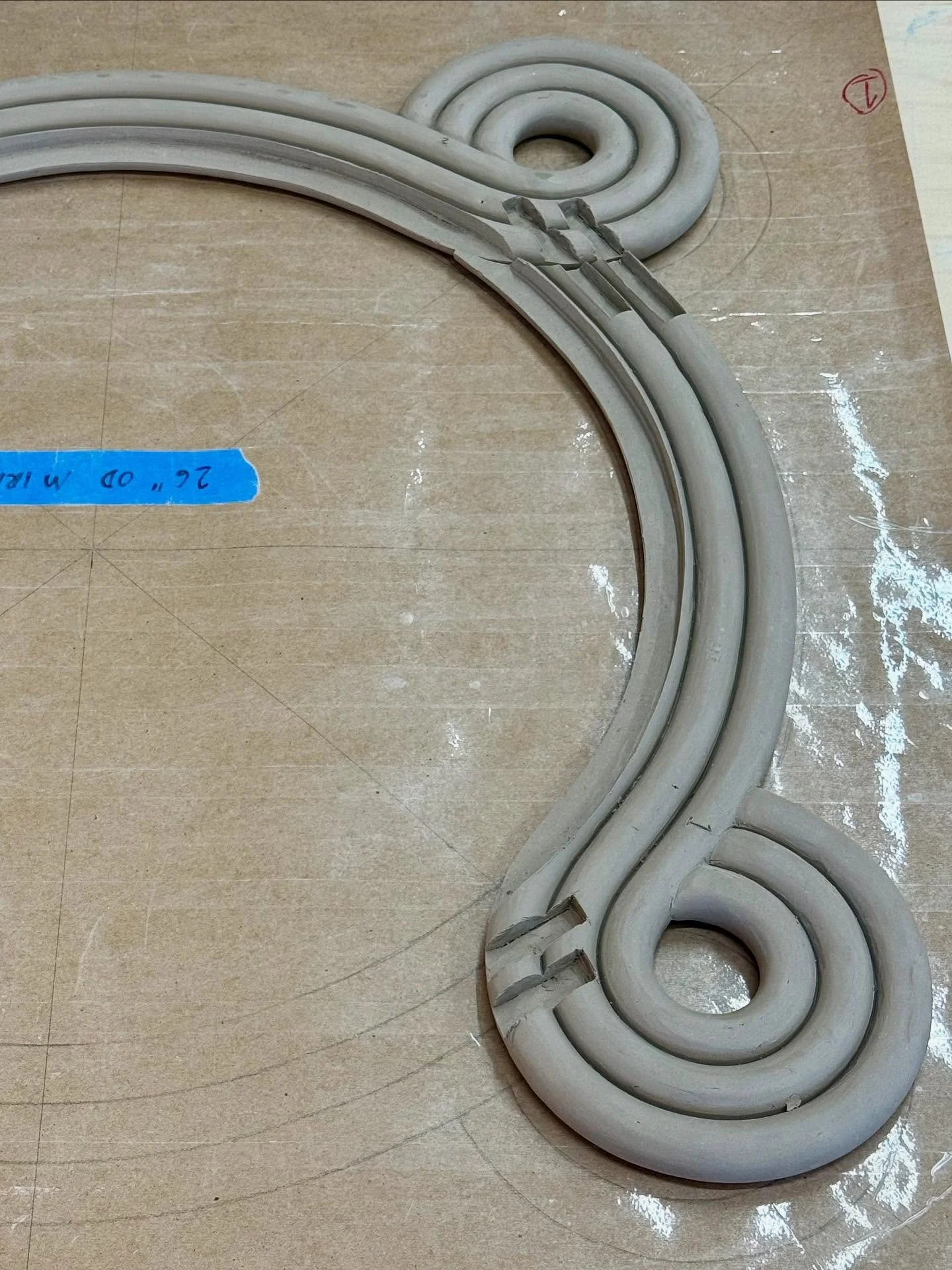 One of the most enjoyable parts of the process is carving the channels where the mirror is mounted. It&rsquo;s really quite laborious and careful work, the exact thing that drives me towards these processes and that I enjoy the most.

I not only carv