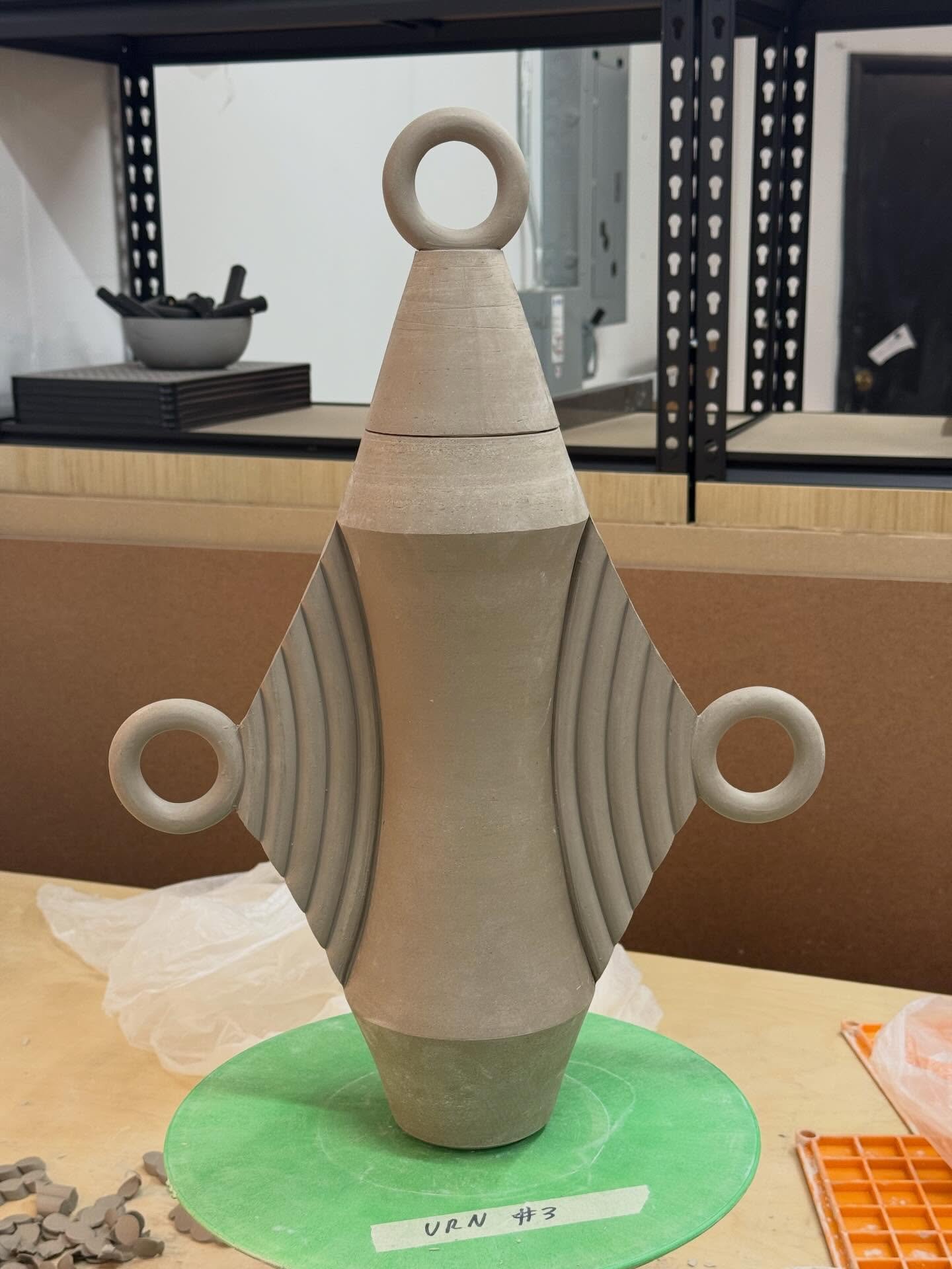 The latest and greatest covered vase. This one has a lot of whimsy.