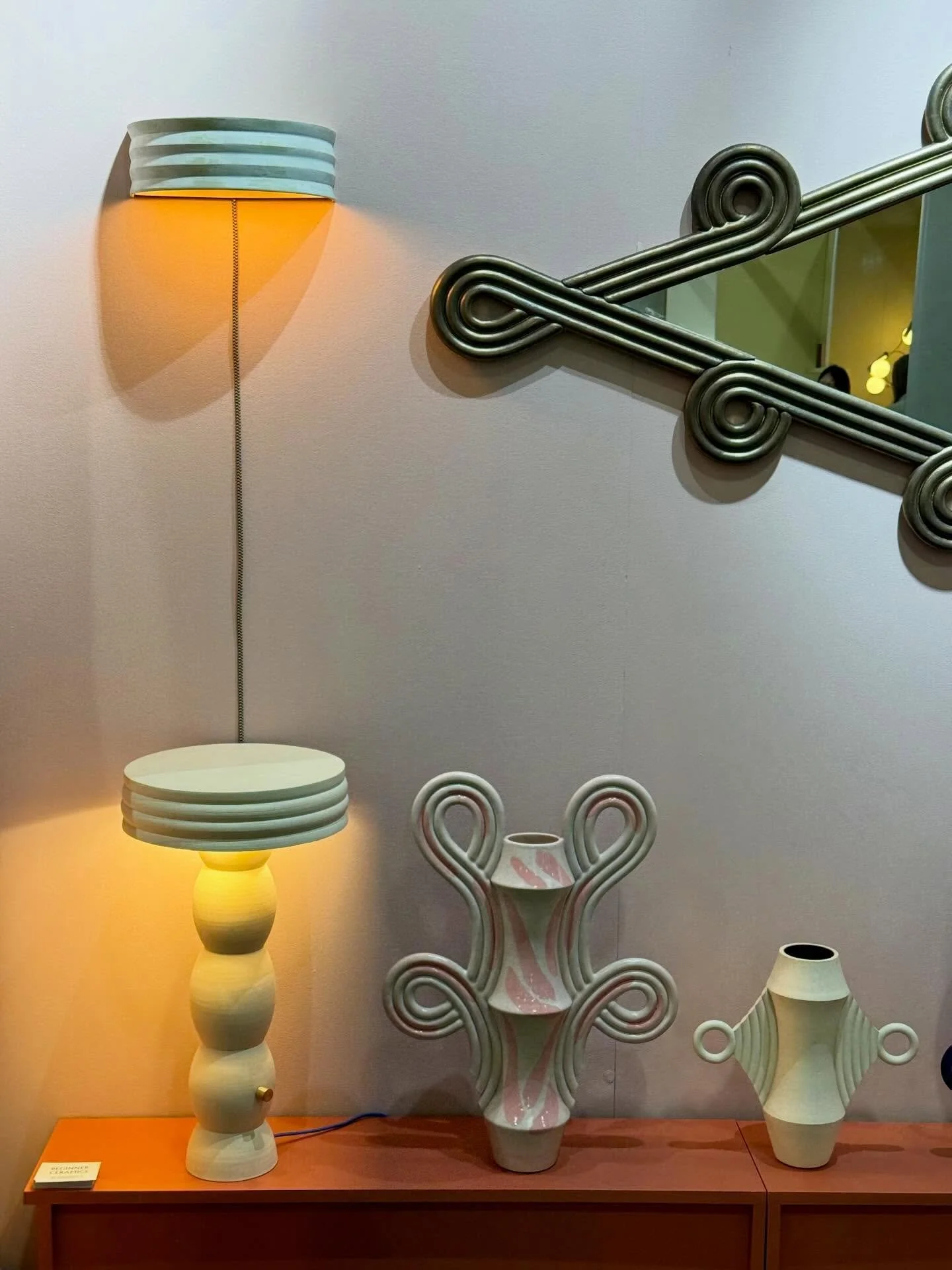 Just getting back into the studio after coming down from @icff_official two weeks ago and thinking on how all my work relates. It&rsquo;s so cool to be able to install the pieces together and get a different perspective.