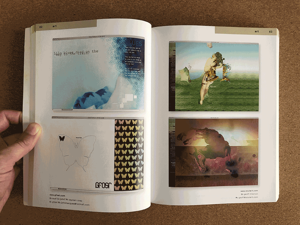 Web Design Index by Content.02, The Peppin Press, 2006. La alta compresión del GIF es por pura nostalgia.