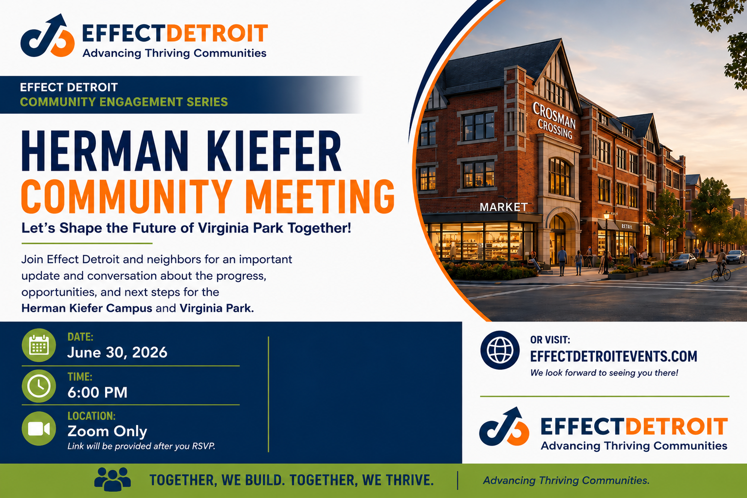 Herman Kiefer Community Meeting hosted by Effect Detroit