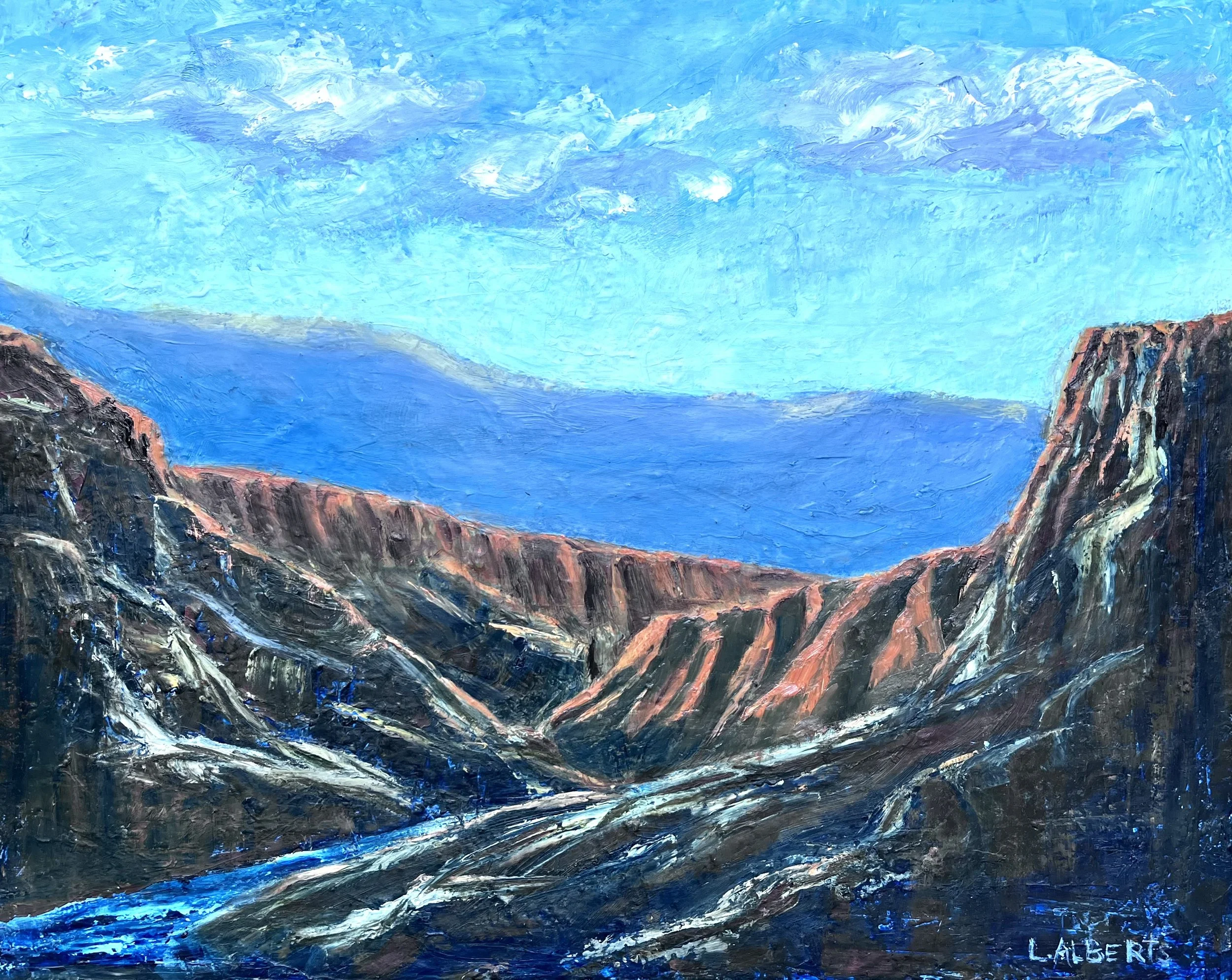 Enfolded, oil, 11" x 14"