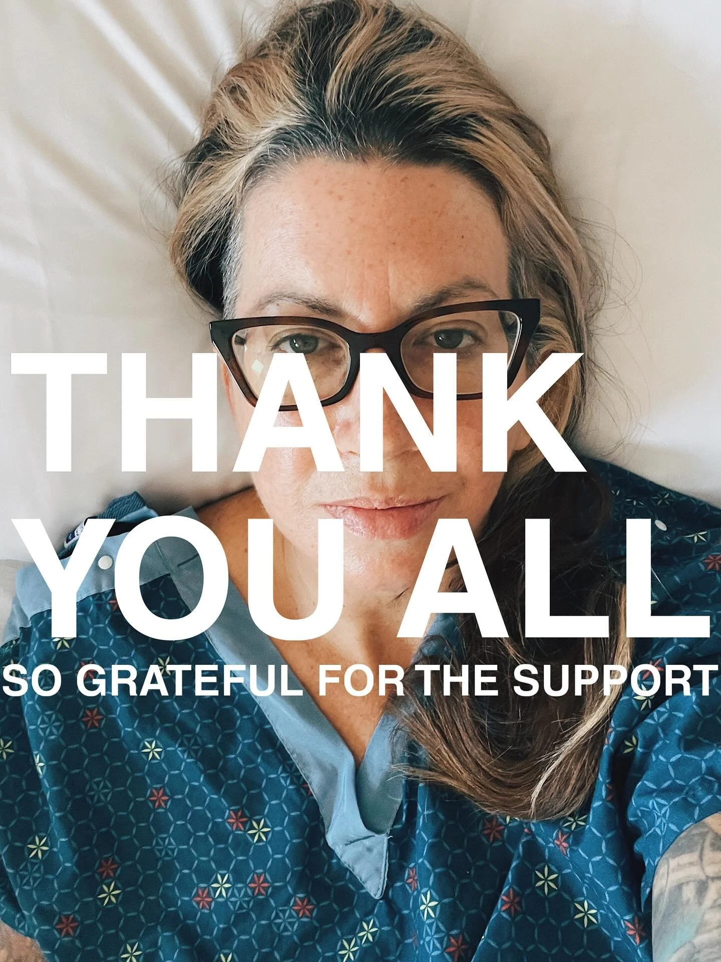 Definitely did not feel cute and will for sure delete later.

I deeply appreciate the sweet and supporting messages I&rsquo;ve received this week. The surgery was a success. In addition to some of my intestine, doc removed my appendix too. It was a B