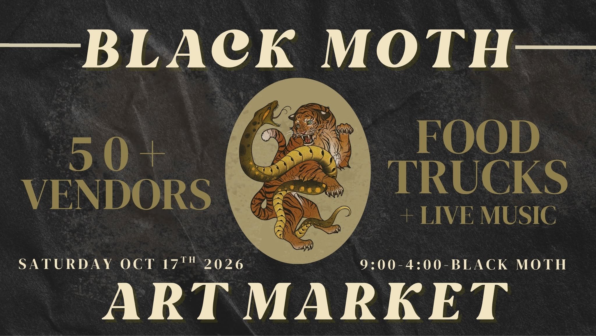Black Moth Art Market 