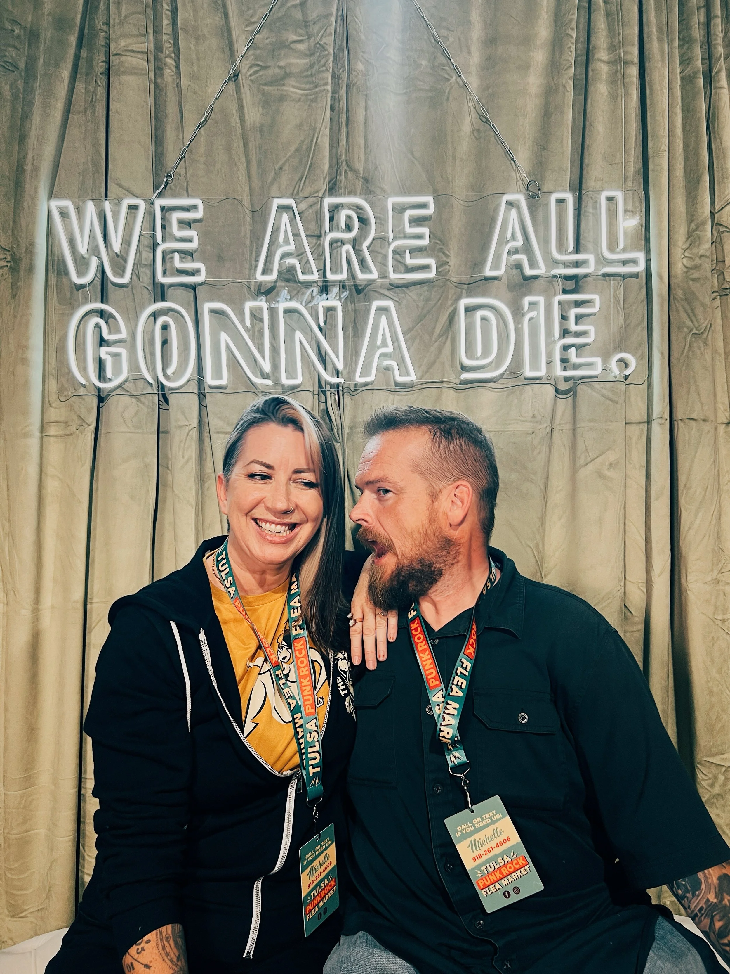 We always have a blast at the Tulsa Punk Rock Flea Market and this year (our 6th at @tulsaprfm !) was no exception. Thanks y&rsquo;all for comin out and saying hi 👋 

#tulsaprfm #strongandhardy #weareallgonnadie