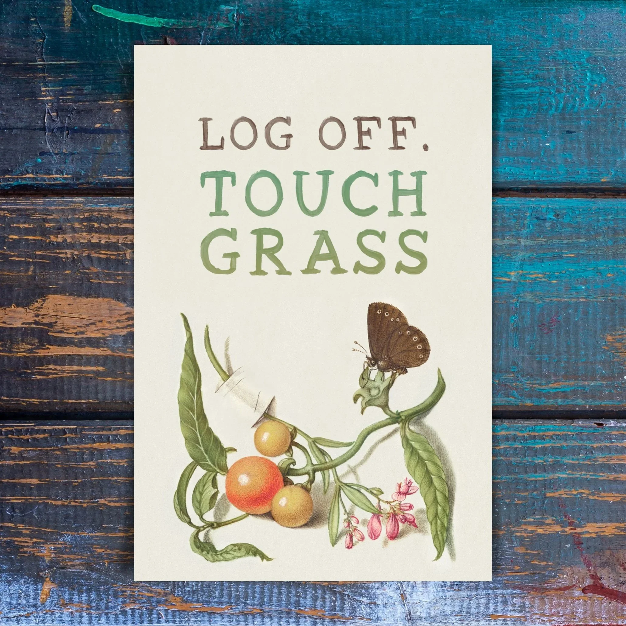Log Off. Touch Grass