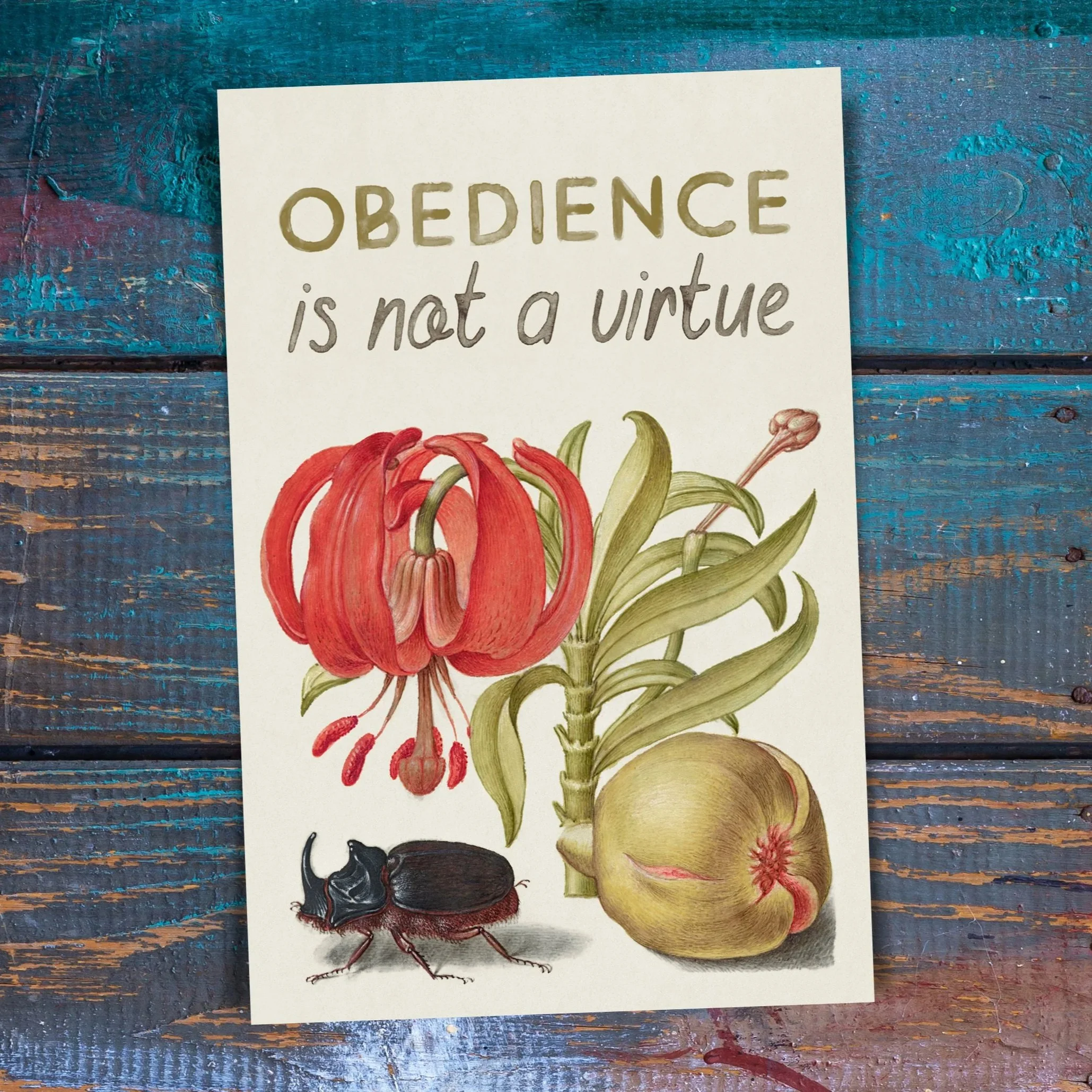 Obedience is Not a Virtue