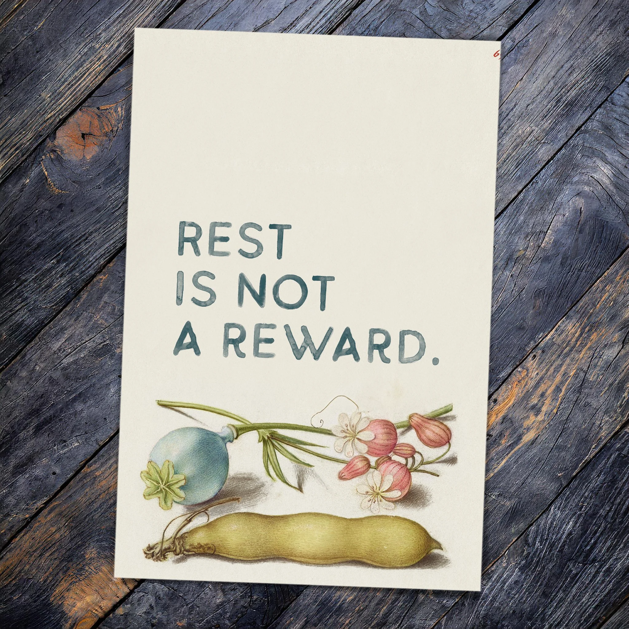 Rest is Not a Reward
