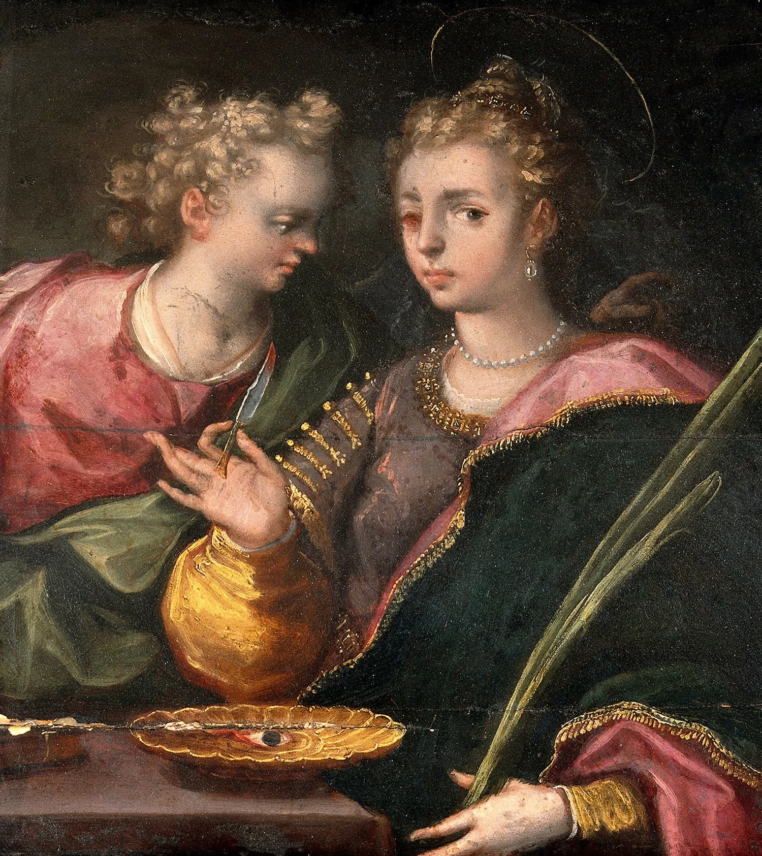 From the Vaults of the Unhinged: The Patron Saint Who Carried Her Eyes on a Plate