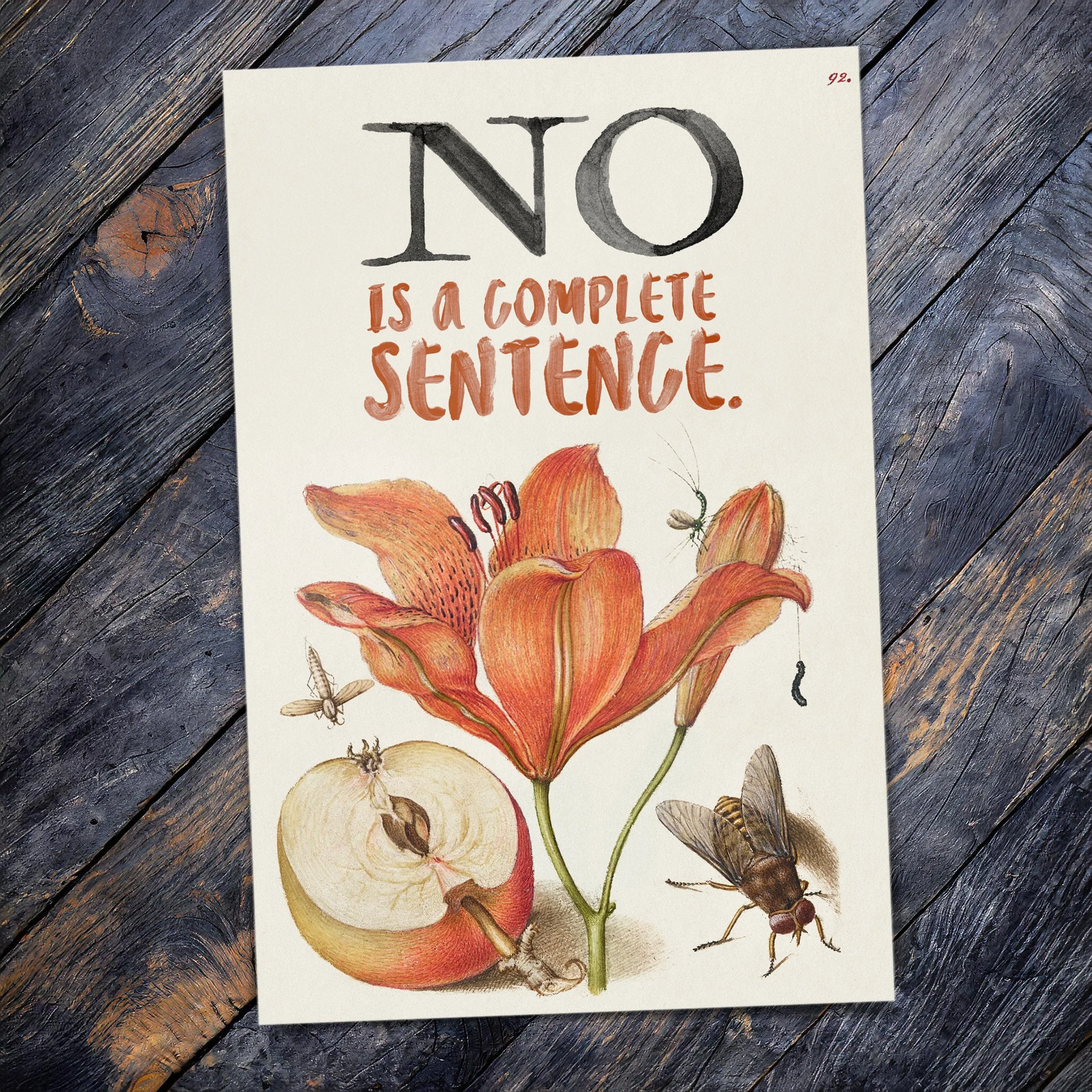 No is a Complete Sentence