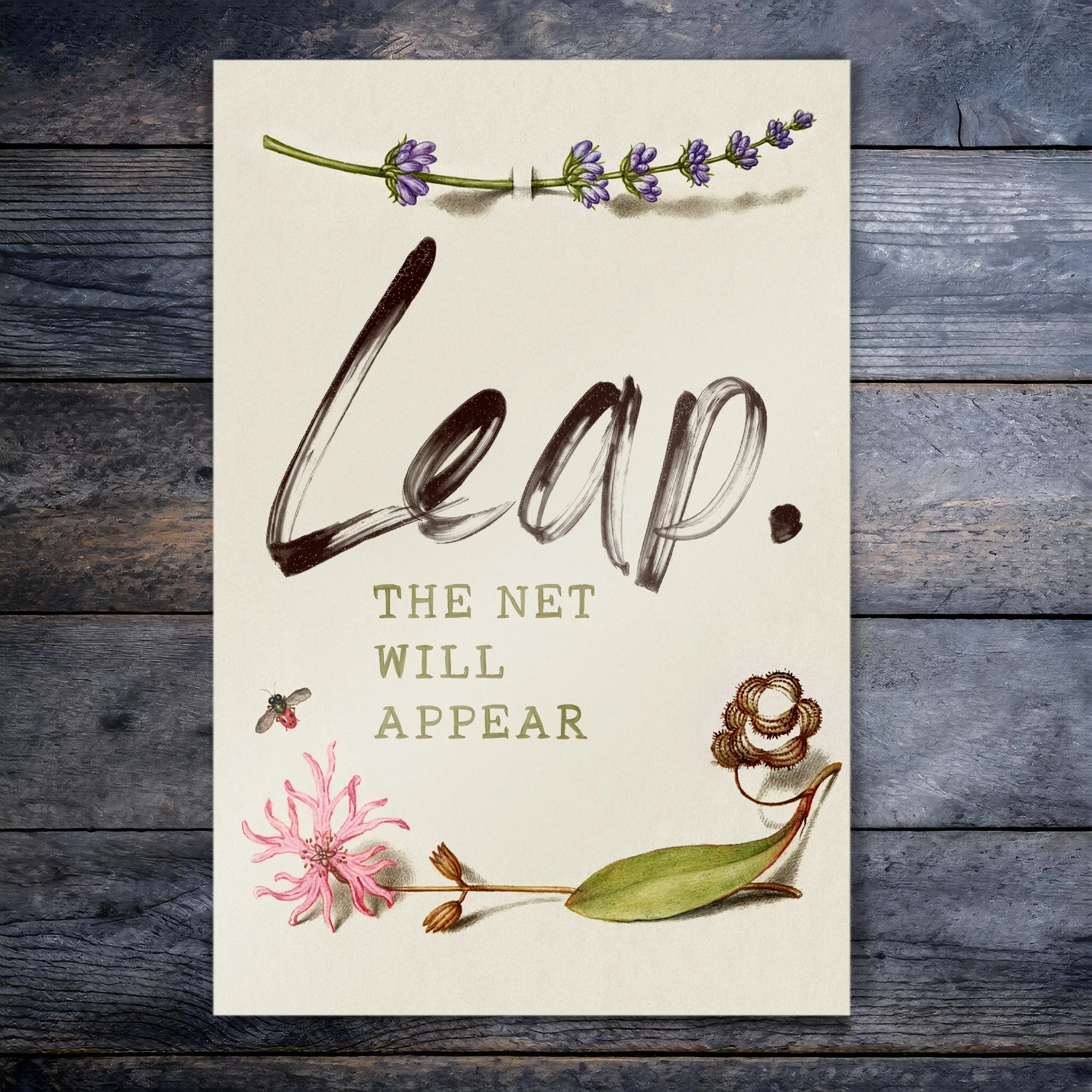 Leap. The Net Will Appear