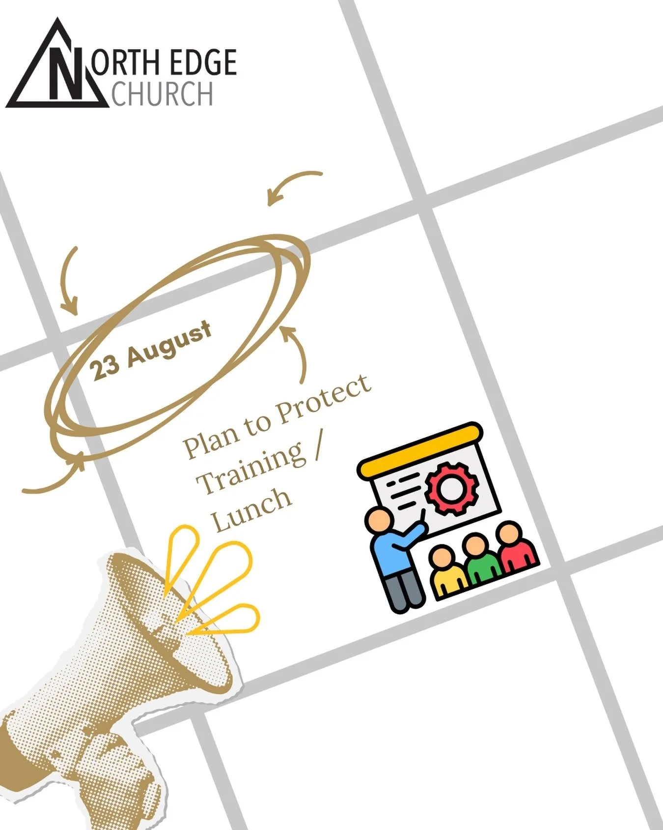 Join us on Sunday, August 23, immediately following the service for our Plan to Protect Training.
This extended training is an essential part of North Edge Church’s commitment to creating a safe and caring environment for our children, students, and 