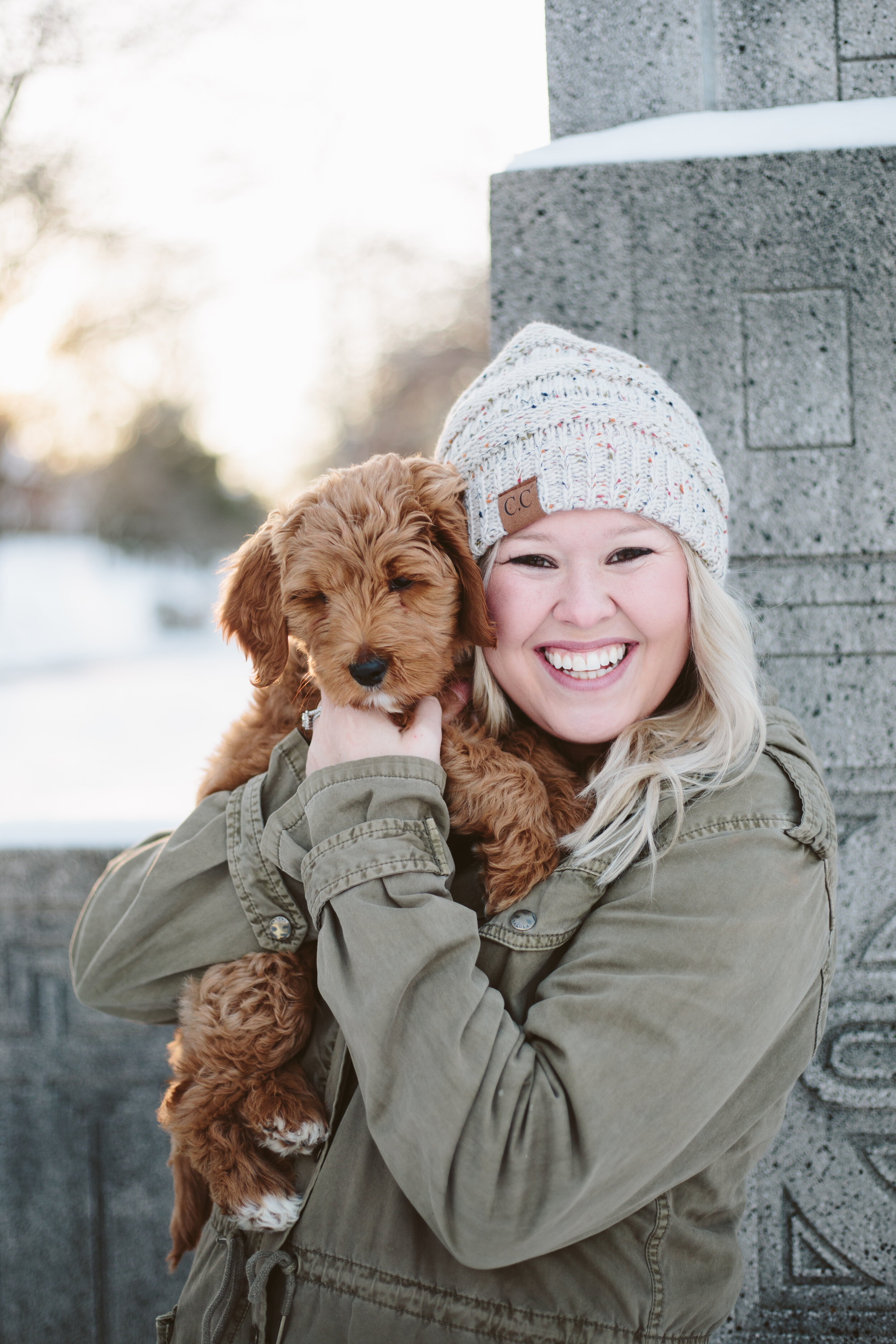 Knoxville-Snow-Sequoyah-Hills-Couple-Photos-with-Goldendoodle-Puppy-1025.jpg