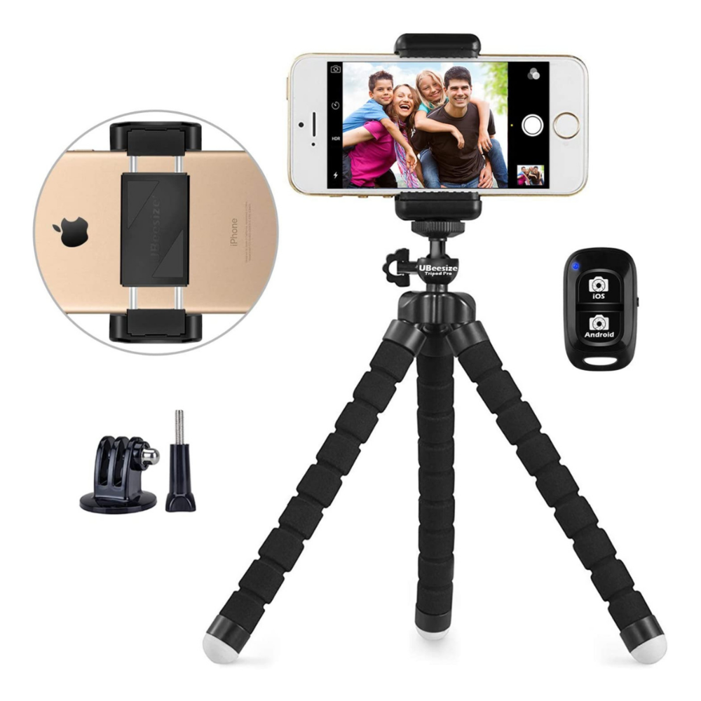 PHONE TRIPOD, STAND & REMOTE