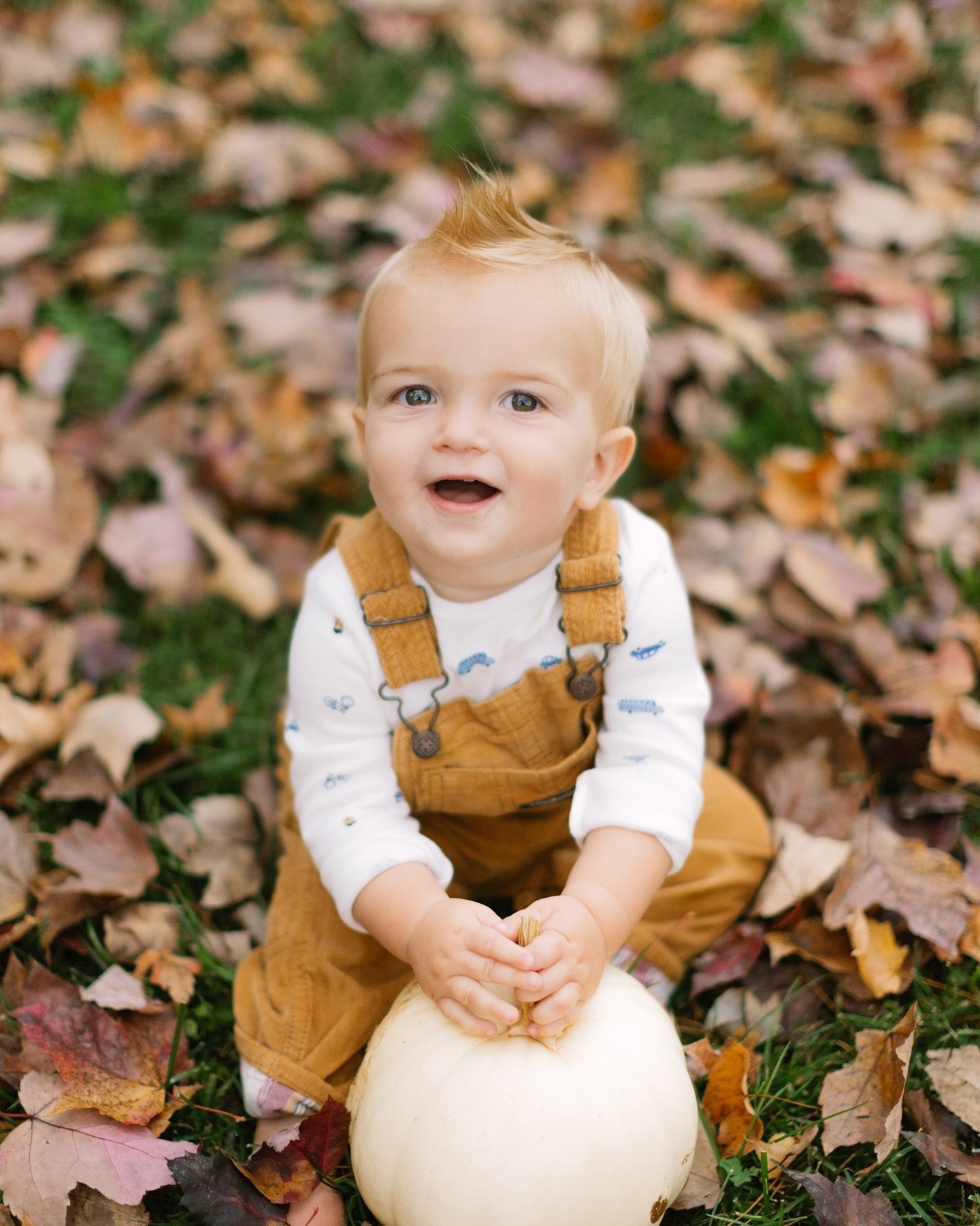 I rarely photograph my own chilren with my camera because you guys are keeping me busy photographing yours. 😉 But my babyyy turned one this week so I took a few personality pics of him in the front yard &amp; I love him to pieces &amp; time flies wh