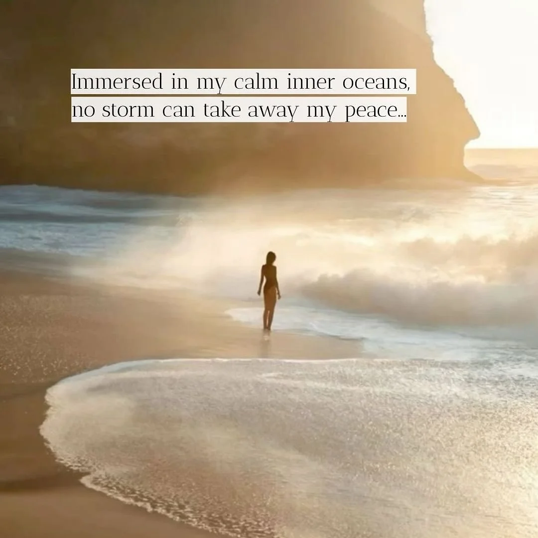 𓆡⋆.˚𓇼𓆉🫧𓇼𓏲*ੈ✩‧₊˚

Immersed in my calm inner oceans,
no storm can take away my peace...

... for I realized

that even the waves eventually dissolve...
into the eternal, the untouchable, the infinite...

as only &ldquo;I&rdquo;
remains in the roo