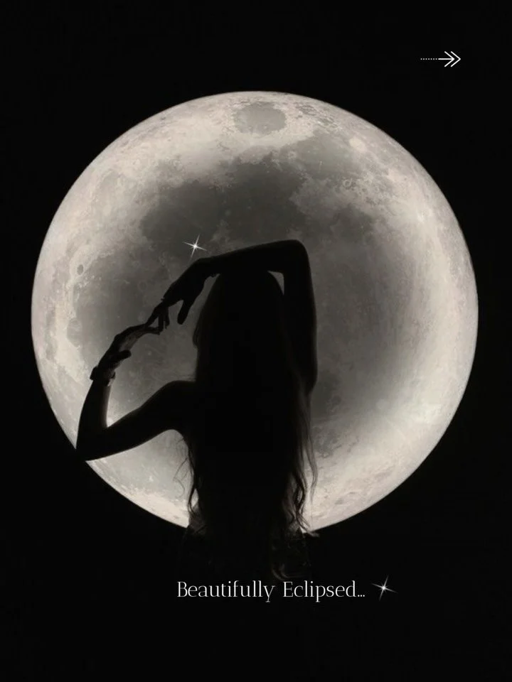 Beautifully Eclipsed&hellip;
𝄑 :･ﾟ✧ :･.☽˚｡･ﾟ✧:･.:

As an artist, I can connect with beauty in everything&hellip;
in times of deep difficulties and darkness I have composed the most powerful choreographies &amp; artworks.

It is through challenges th