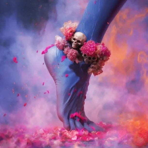 From every death, I have shaped an ornament.

I adorn myself with the memories of what I have learned;
thus, loss becomes life,
wisdom given form.

To the fire, I sing,
and it awakens in me
this indestructible force,
my inner alchemist
that turns ash