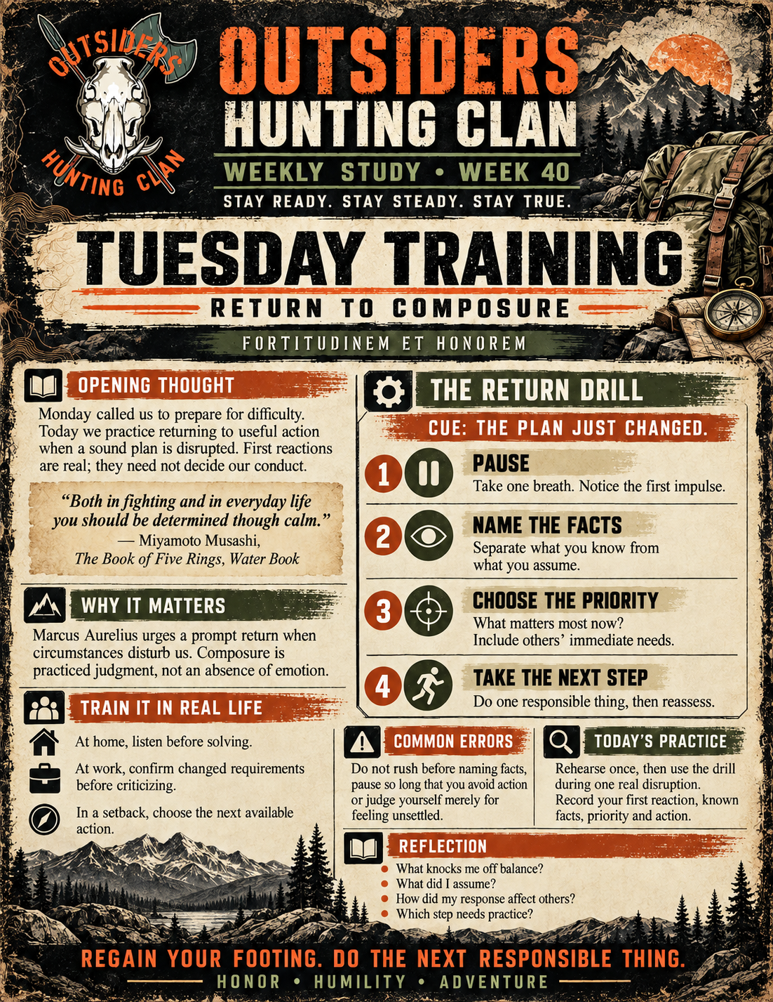 Wk40 Tuesday Training