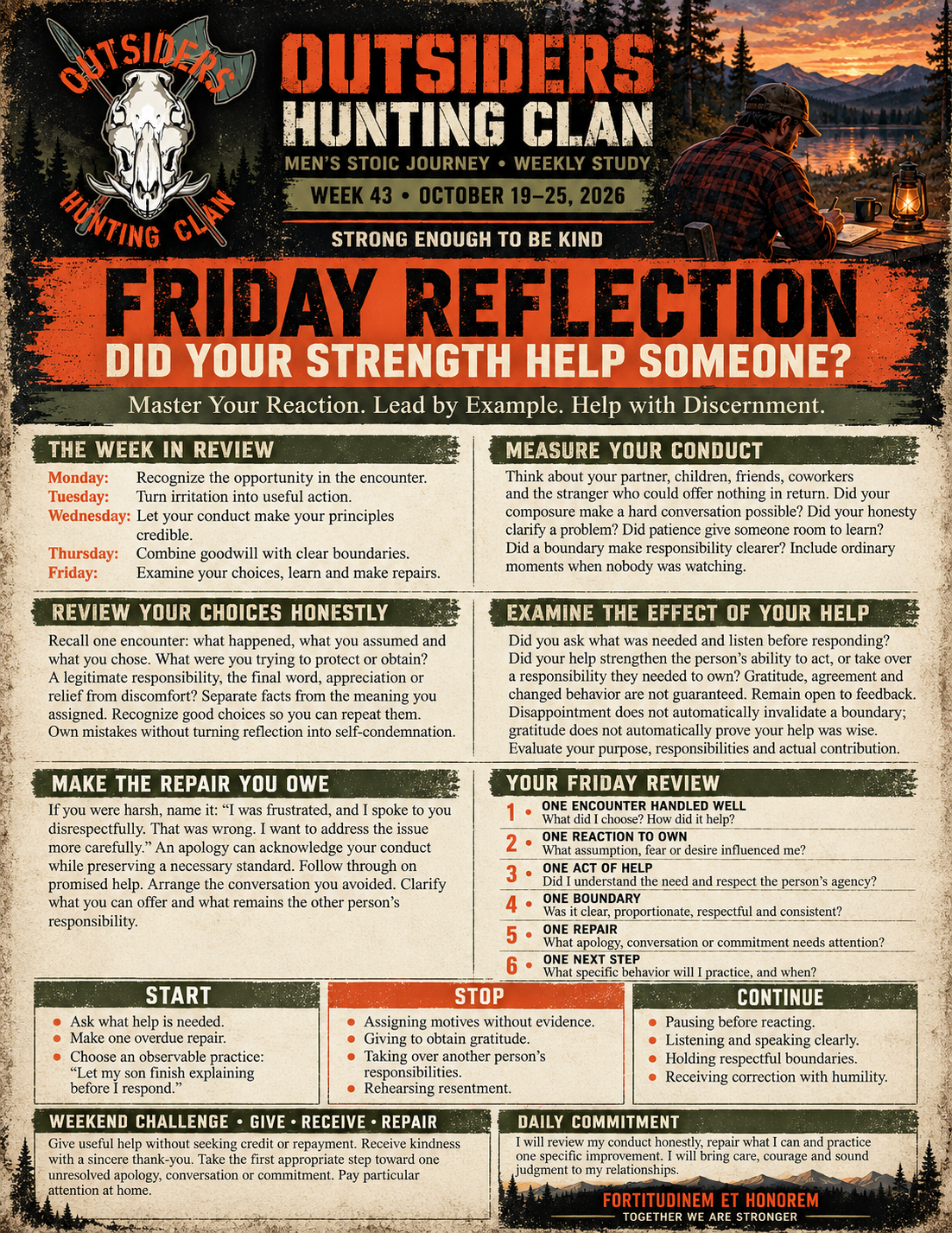 Wk43 Friday Reflection