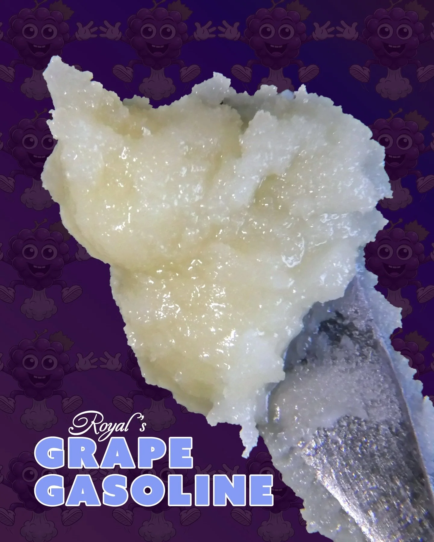 🍇 Grape Junky&rsquo;s grandpa GRAPE GAS just came to town to check on him 😏

👑 This is the exclusive Royal Cut, coming in with massive amounts of grape jam with a sweet buttery pie crust in the front, finishing with wild blueberries and smooth gas