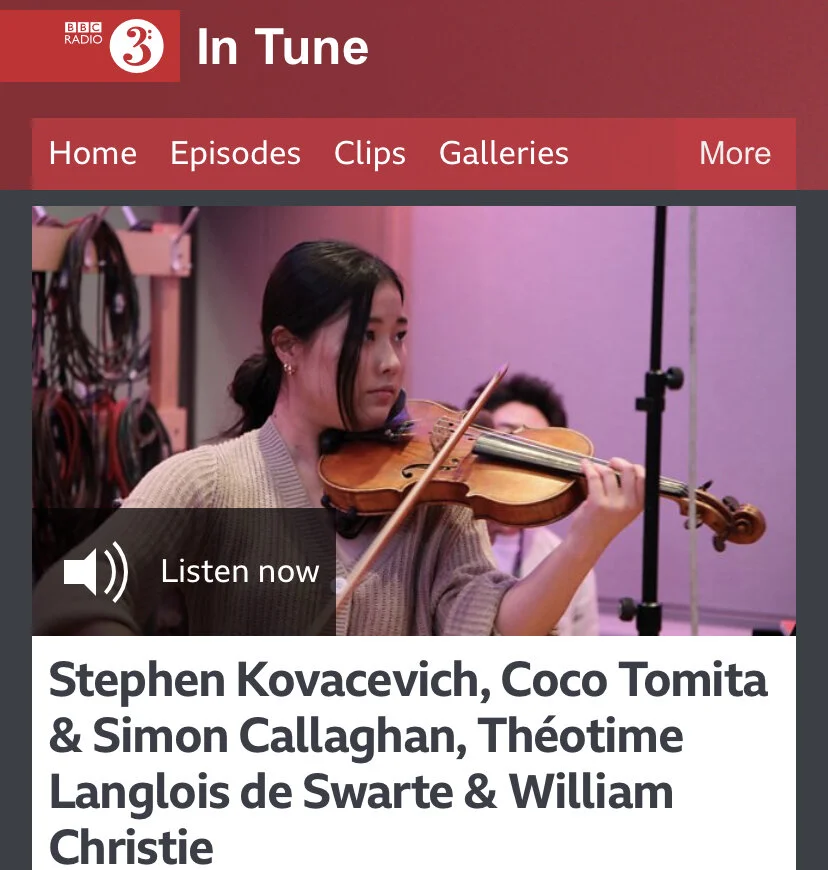 長女がBBCラジオ３に生出演！