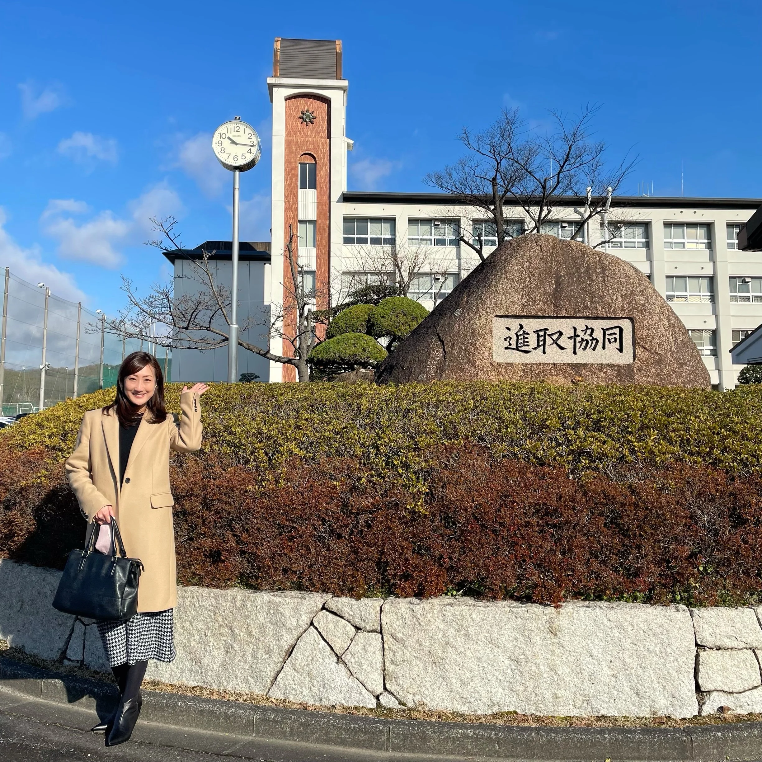 何年ぶり！？今では風くんで有名な母校へ
