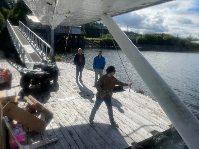 Leaving on a float plane