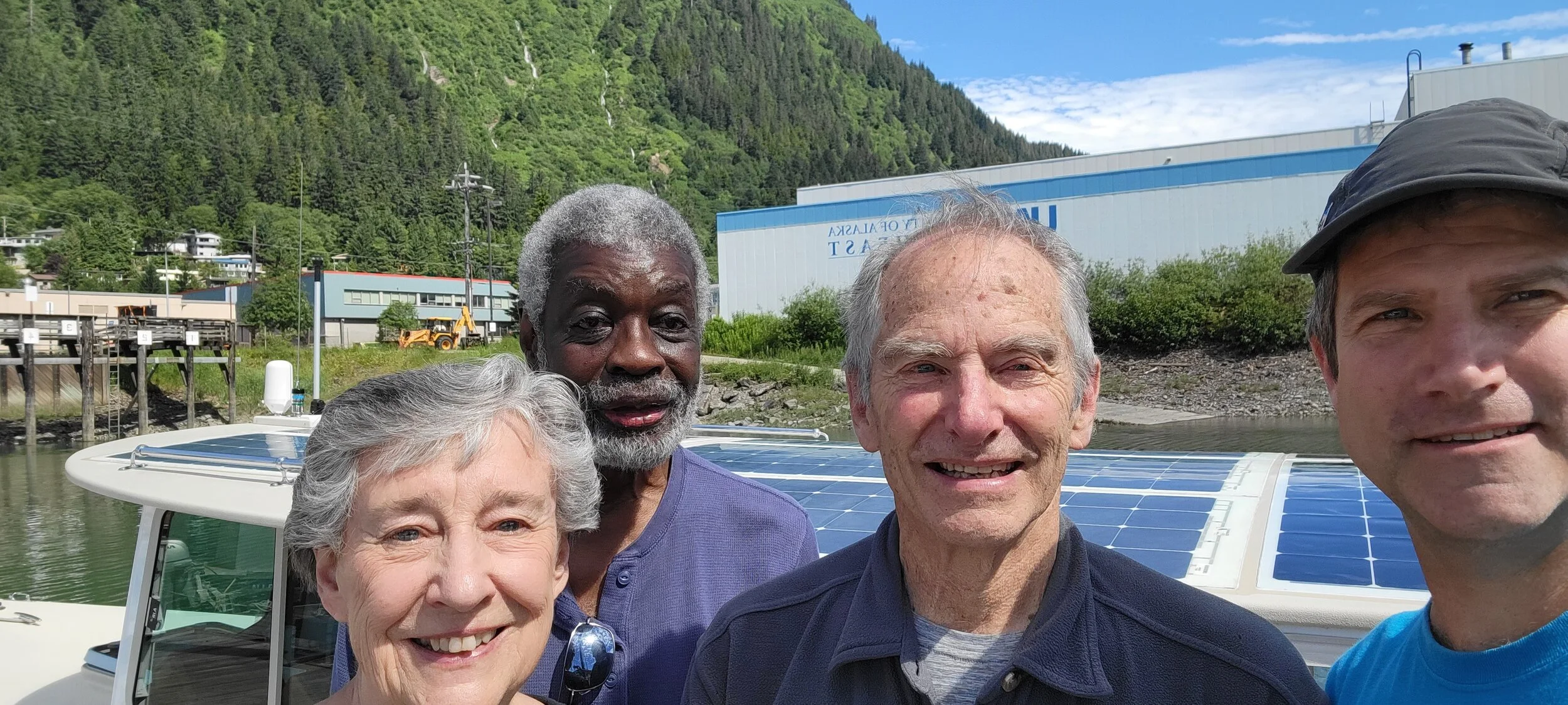 With Marsha and Willie, friends of Troy friends